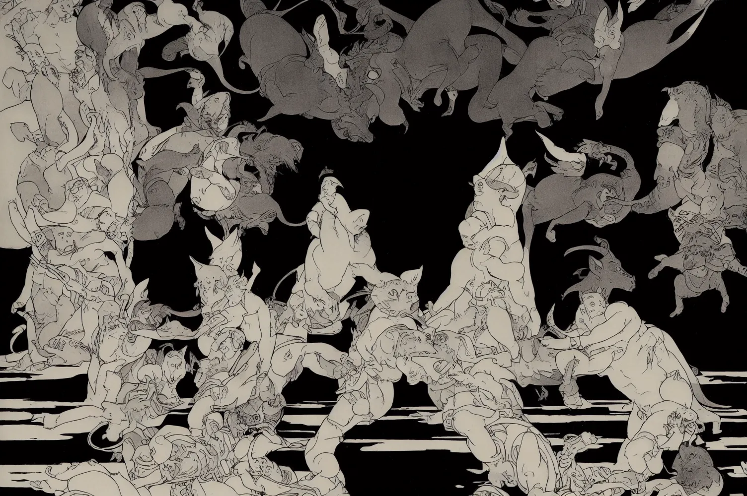 Algoritmo Divino by Ganbrood, 2023  
==================================  
  
  
*Abandon all hope, ye who enter here.* - Dante Alighieri, Inferno, Canto III.  
* * *  
  
This quote speaks to the idea of transformation, letting go of old ways of thinking and embracing a new perspective. The Divine Comedy is just an allegory to parallel the similarity of long-form synthetic image generation using neural networks, as an art and image creation evolution.  
  
New AI tools are transforming the creative process for artists, pushing the boundaries of what are possible and inspiring new forms of expression. ‘Algoritmo Divino’ is the first on-chain series by Ganbrood, generated in real-time during the mint. Three hundred thirty-three unique iterations will surprise and guide you through three realms of Inferno, Purgatorio & Paradiso. The rarity, and prompt are encrypted on-chain, giving the collector a unique opportunity to collect the artwork's 'secret ingredient', holding the core 'prompt', which is encrypted and is eternally saved on the blockchain.  
  
In Dante's Divine Comedy, the transformation of souls as they journey through the afterlife is a central theme. The characters' experiences and behaviours lead to their conversion towards greater virtue and understanding or deeper learning and suffering.  
Similarly, long-form synthetic image generation using diffusion neural networks, generates images that progress and evolve. The process involves repeatedly applying a diffusion process to an initial image, resulting in a series of intermediate images gradually evolving towards a final, synthesized image. Each image represents a different stage in the generation process, and the final image depicts the journey's culmination.  
  
Divine Comedy's idea of journey and progression is a powerful metaphor in 'Algoritmo Divino' by Ganbrood, which represent many levels of alteration: working with prompt to image generation to personal growth and development. His own transformation as an artist from photography to synthetic images, accepting the new realm of AI and new tools as a creative process, all reflect in ‘Algoritmo Divino’.  
  
Ganbrood challenges himself with the long-form generation, which contradicts his standard process. The irreversibility of the results leaves little or no control over the output from the black box. Nevertheless, his signature themes of animals and gods are present in every 333 iterations, symbolizing humanity's desire to become godlike.  
* * *  
  
333 unique live-generated iterations of 'Algoritmo Divino' drop on 18th April at 7 pm CET. For the first time, the collector collects AI artwork in real-time, with the encrypted prompt, and rarities the artist uniquely integrates."  
