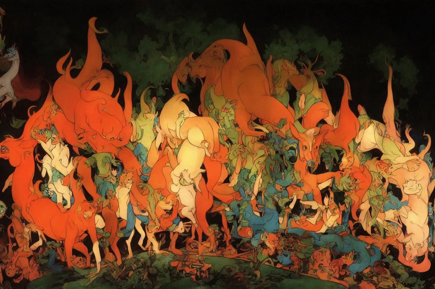 Algoritmo Divino by Ganbrood, 2023  
==================================  
  
  
*Abandon all hope, ye who enter here.* - Dante Alighieri, Inferno, Canto III.  
* * *  
  
This quote speaks to the idea of transformation, letting go of old ways of thinking and embracing a new perspective. The Divine Comedy is just an allegory to parallel the similarity of long-form synthetic image generation using neural networks, as an art and image creation evolution.  
  
New AI tools are transforming the creative process for artists, pushing the boundaries of what are possible and inspiring new forms of expression. ‘Algoritmo Divino’ is the first on-chain series by Ganbrood, generated in real-time during the mint. Three hundred thirty-three unique iterations will surprise and guide you through three realms of Inferno, Purgatorio & Paradiso. The rarity, and prompt are encrypted on-chain, giving the collector a unique opportunity to collect the artwork's 'secret ingredient', holding the core 'prompt', which is encrypted and is eternally saved on the blockchain.  
  
In Dante's Divine Comedy, the transformation of souls as they journey through the afterlife is a central theme. The characters' experiences and behaviours lead to their conversion towards greater virtue and understanding or deeper learning and suffering.  
Similarly, long-form synthetic image generation using diffusion neural networks, generates images that progress and evolve. The process involves repeatedly applying a diffusion process to an initial image, resulting in a series of intermediate images gradually evolving towards a final, synthesized image. Each image represents a different stage in the generation process, and the final image depicts the journey's culmination.  
  
Divine Comedy's idea of journey and progression is a powerful metaphor in 'Algoritmo Divino' by Ganbrood, which represent many levels of alteration: working with prompt to image generation to personal growth and development. His own transformation as an artist from photography to synthetic images, accepting the new realm of AI and new tools as a creative process, all reflect in ‘Algoritmo Divino’.  
  
Ganbrood challenges himself with the long-form generation, which contradicts his standard process. The irreversibility of the results leaves little or no control over the output from the black box. Nevertheless, his signature themes of animals and gods are present in every 333 iterations, symbolizing humanity's desire to become godlike.  
* * *  
  
333 unique live-generated iterations of 'Algoritmo Divino' drop on 18th April at 7 pm CET. For the first time, the collector collects AI artwork in real-time, with the encrypted prompt, and rarities the artist uniquely integrates."  
