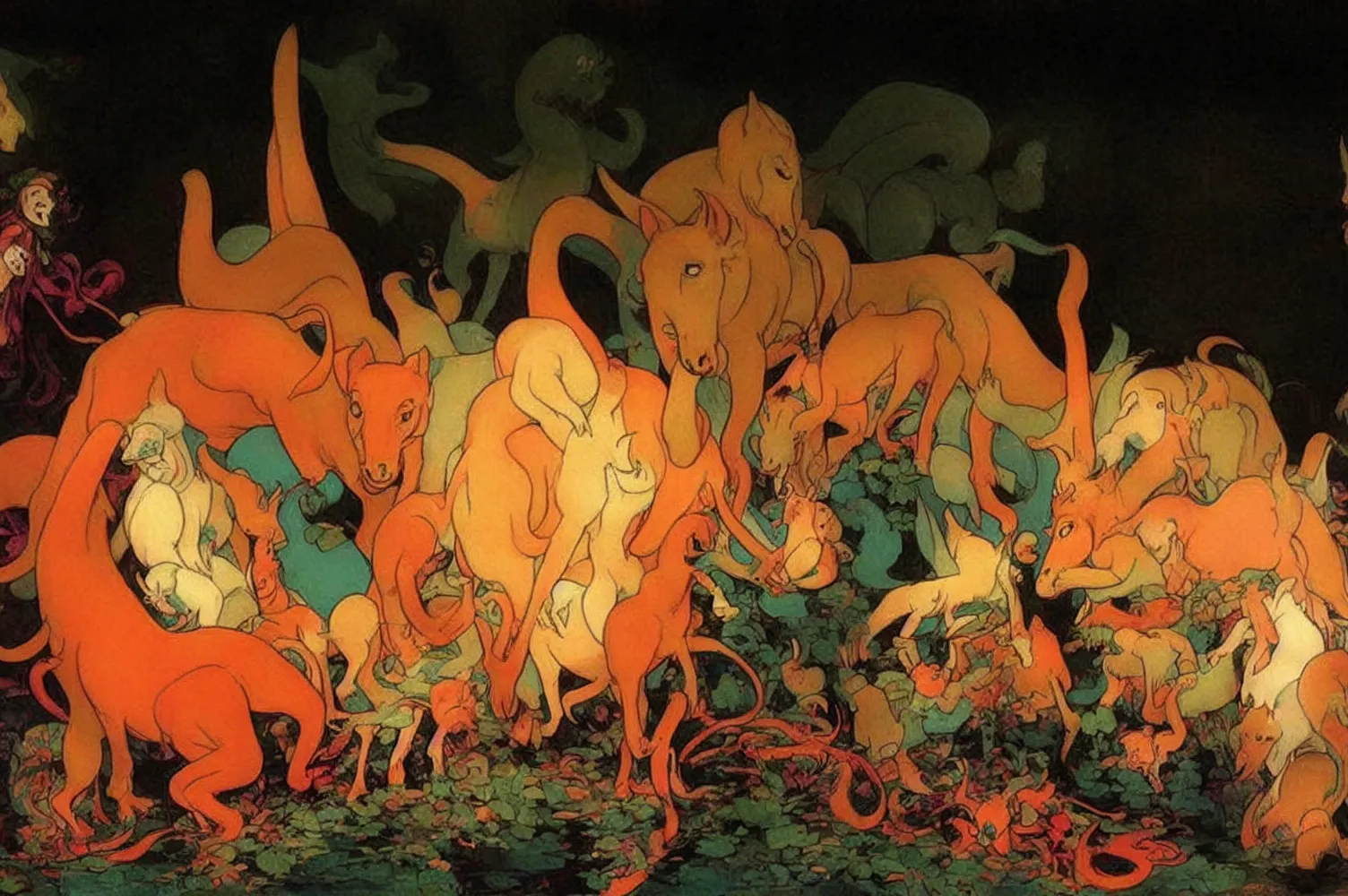 Algoritmo Divino by Ganbrood, 2023  
==================================  
  
  
*Abandon all hope, ye who enter here.* - Dante Alighieri, Inferno, Canto III.  
* * *  
  
This quote speaks to the idea of transformation, letting go of old ways of thinking and embracing a new perspective. The Divine Comedy is just an allegory to parallel the similarity of long-form synthetic image generation using neural networks, as an art and image creation evolution.  
  
New AI tools are transforming the creative process for artists, pushing the boundaries of what are possible and inspiring new forms of expression. ‘Algoritmo Divino’ is the first on-chain series by Ganbrood, generated in real-time during the mint. Three hundred thirty-three unique iterations will surprise and guide you through three realms of Inferno, Purgatorio & Paradiso. The rarity, and prompt are encrypted on-chain, giving the collector a unique opportunity to collect the artwork's 'secret ingredient', holding the core 'prompt', which is encrypted and is eternally saved on the blockchain.  
  
In Dante's Divine Comedy, the transformation of souls as they journey through the afterlife is a central theme. The characters' experiences and behaviours lead to their conversion towards greater virtue and understanding or deeper learning and suffering.  
Similarly, long-form synthetic image generation using diffusion neural networks, generates images that progress and evolve. The process involves repeatedly applying a diffusion process to an initial image, resulting in a series of intermediate images gradually evolving towards a final, synthesized image. Each image represents a different stage in the generation process, and the final image depicts the journey's culmination.  
  
Divine Comedy's idea of journey and progression is a powerful metaphor in 'Algoritmo Divino' by Ganbrood, which represent many levels of alteration: working with prompt to image generation to personal growth and development. His own transformation as an artist from photography to synthetic images, accepting the new realm of AI and new tools as a creative process, all reflect in ‘Algoritmo Divino’.  
  
Ganbrood challenges himself with the long-form generation, which contradicts his standard process. The irreversibility of the results leaves little or no control over the output from the black box. Nevertheless, his signature themes of animals and gods are present in every 333 iterations, symbolizing humanity's desire to become godlike.  
* * *  
  
333 unique live-generated iterations of 'Algoritmo Divino' drop on 18th April at 7 pm CET. For the first time, the collector collects AI artwork in real-time, with the encrypted prompt, and rarities the artist uniquely integrates."  
