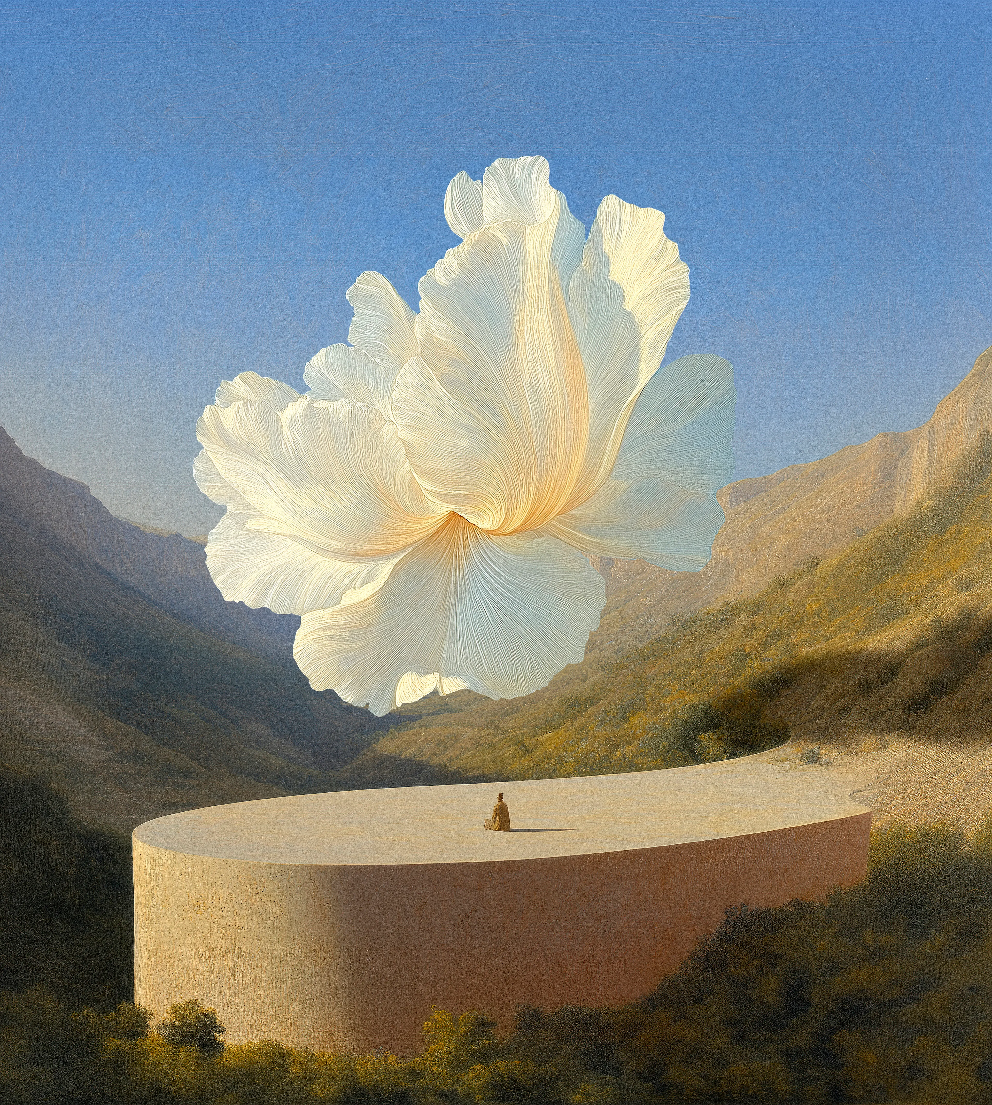 Fran Rodríguez aka lacabezaenlasnubes (spanish for "head in the clouds") is a digital artist based in Spain. He is famously known for his striking images depicting his interpretation of humanity’s place in the universe. Fran’s work is deeply inspired by his early fondness of surrealism and psychedelia. In his 20 year career, he has worked with bands such as Weezer, Tame Impala and Tycho creating visual elements for their concerts and albums and his work is exhibited and sold all over the world.