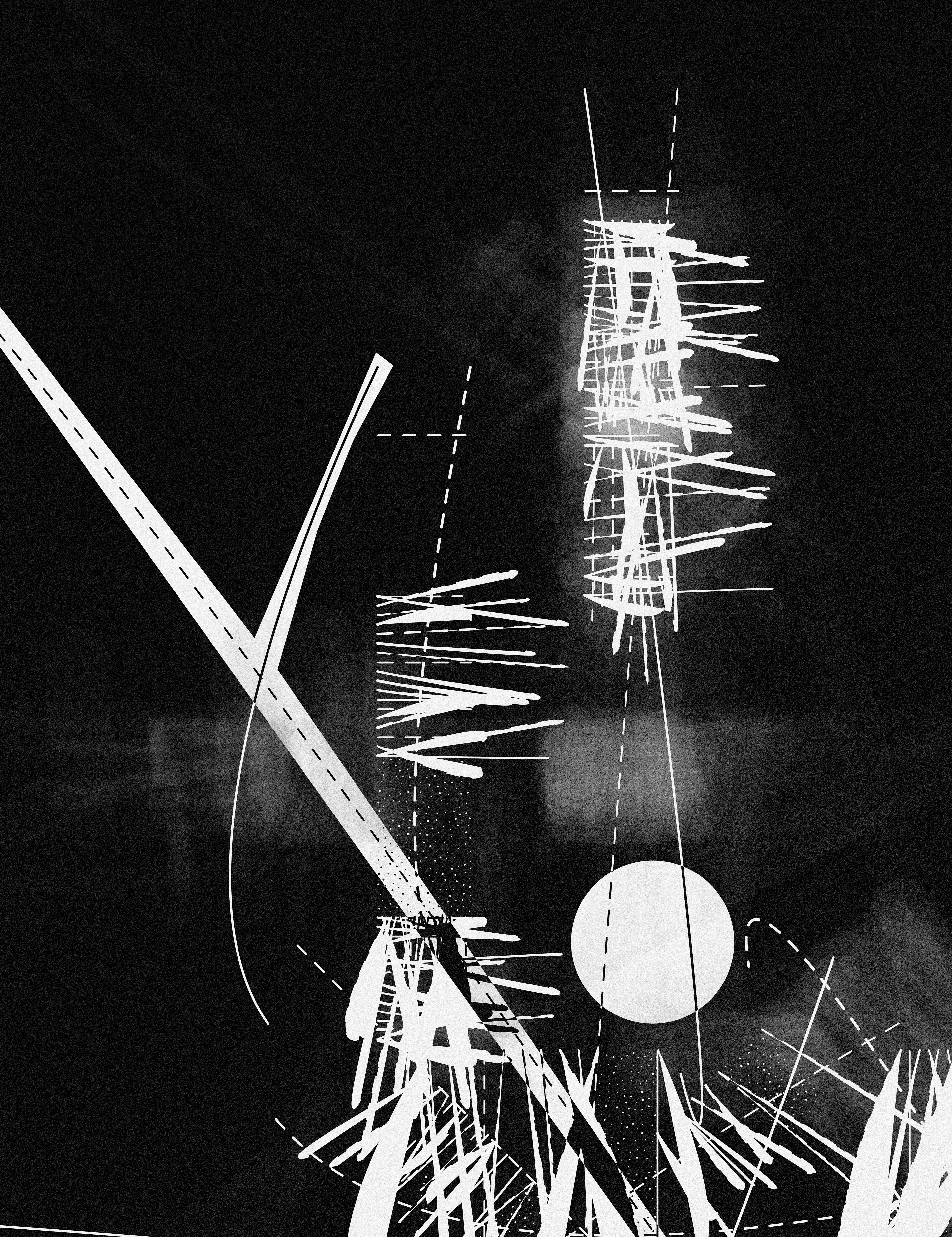 Light Years is a project from generative artist Dmitri Cherniak in partnership with The Estate of László Moholy-Nagy. It is an homage to the photogram as a medium, but with a digitally native twist. Each of the 100 unique editions was created by a code-based generative system, then hand-prepared and printed to a film negative. A high definition scan of the negative was used to develop the image as a silver gelatin print which can be claimed by the first collector of the artwork.