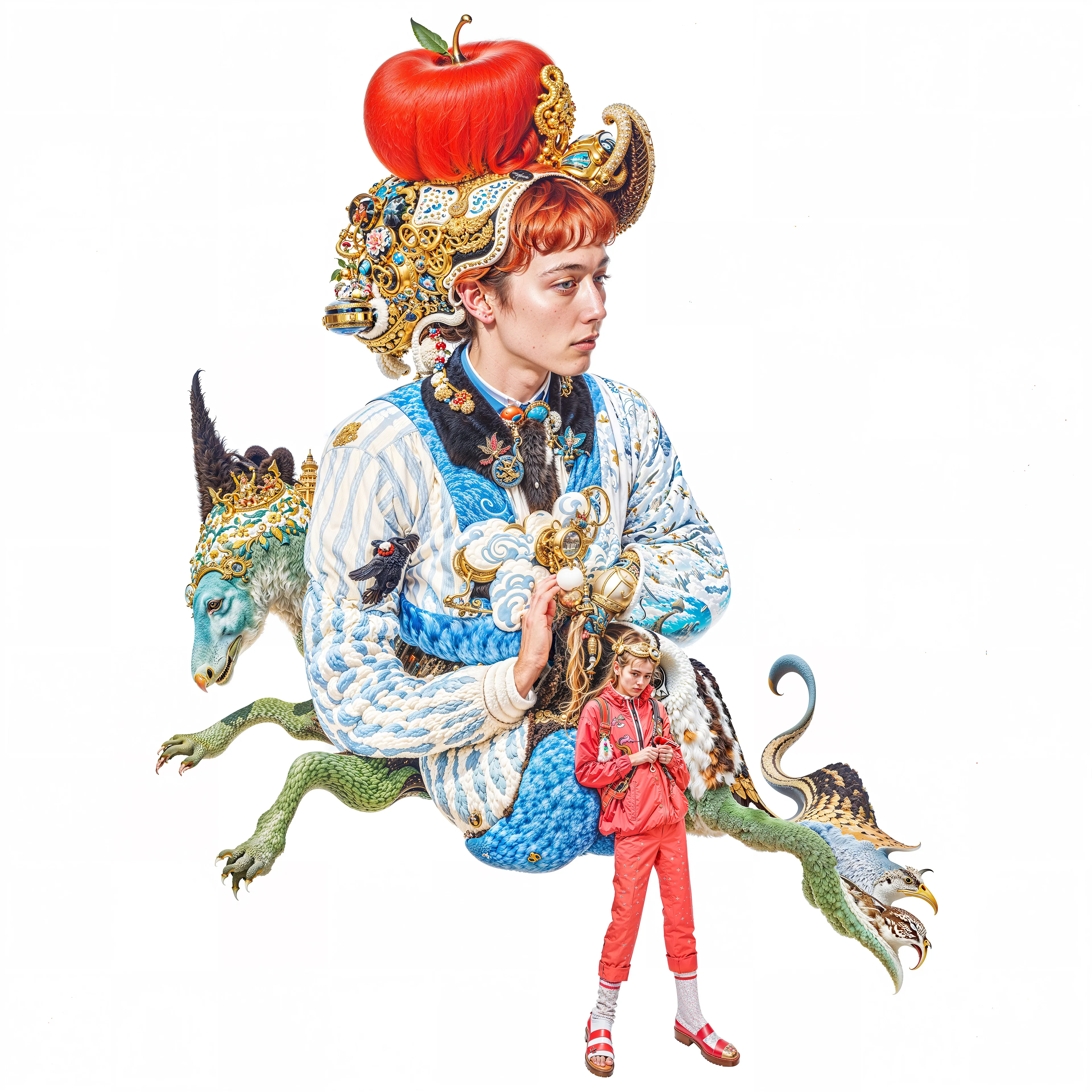 PIECES
Pieces explores how art and identity are built from shared culture and influence and what it means to call something a “piece” of art when every image and every self is already connected to everything else.

By INFINITEYAY in collaboration with AI, 2025 | 4096 × 4096 | JPG