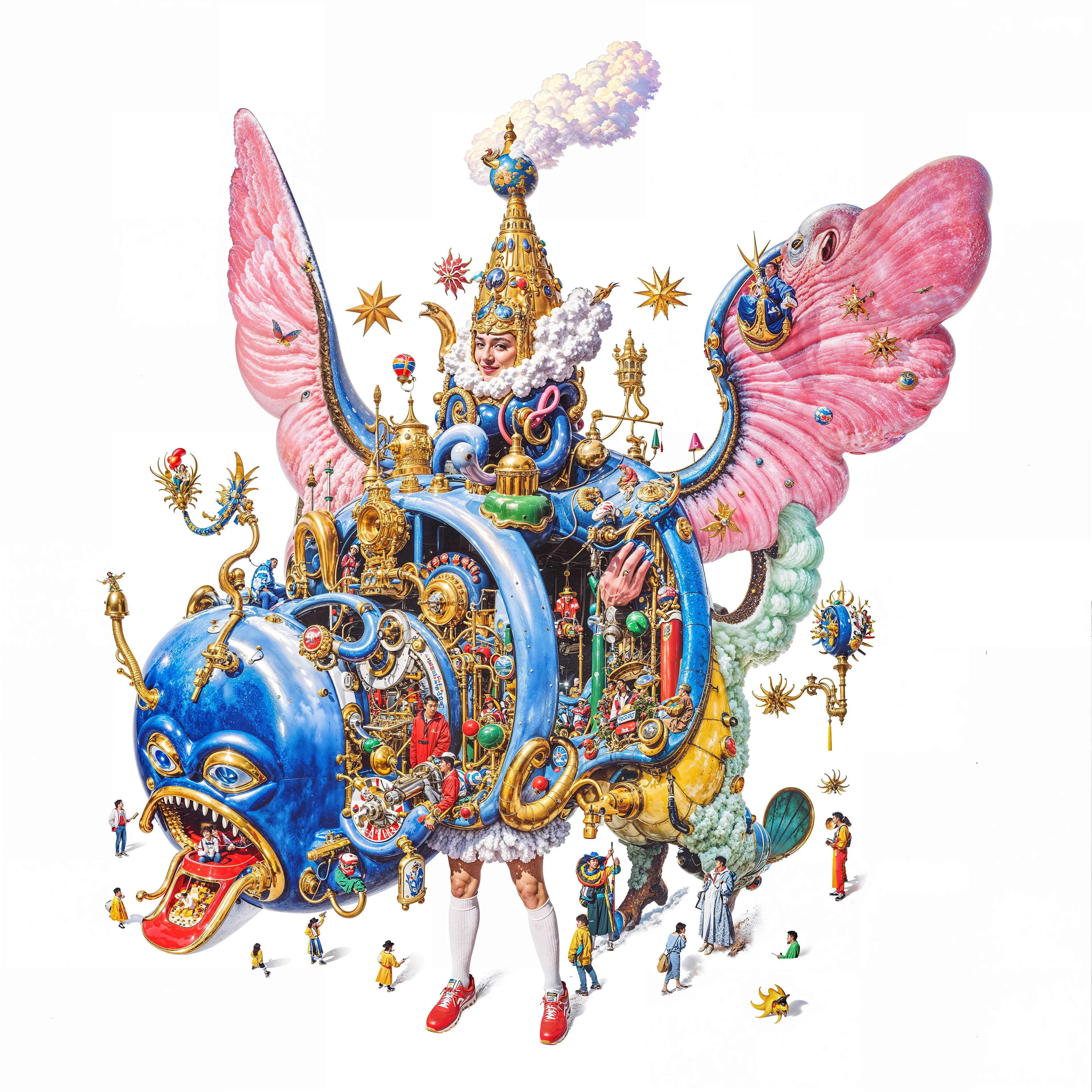 PIECES
Pieces explores how art and identity are built from shared culture and influence and what it means to call something a “piece” of art when every image and every self is already connected to everything else.

By INFINITEYAY in collaboration with AI, 2025 | 4096 × 4096 | JPG