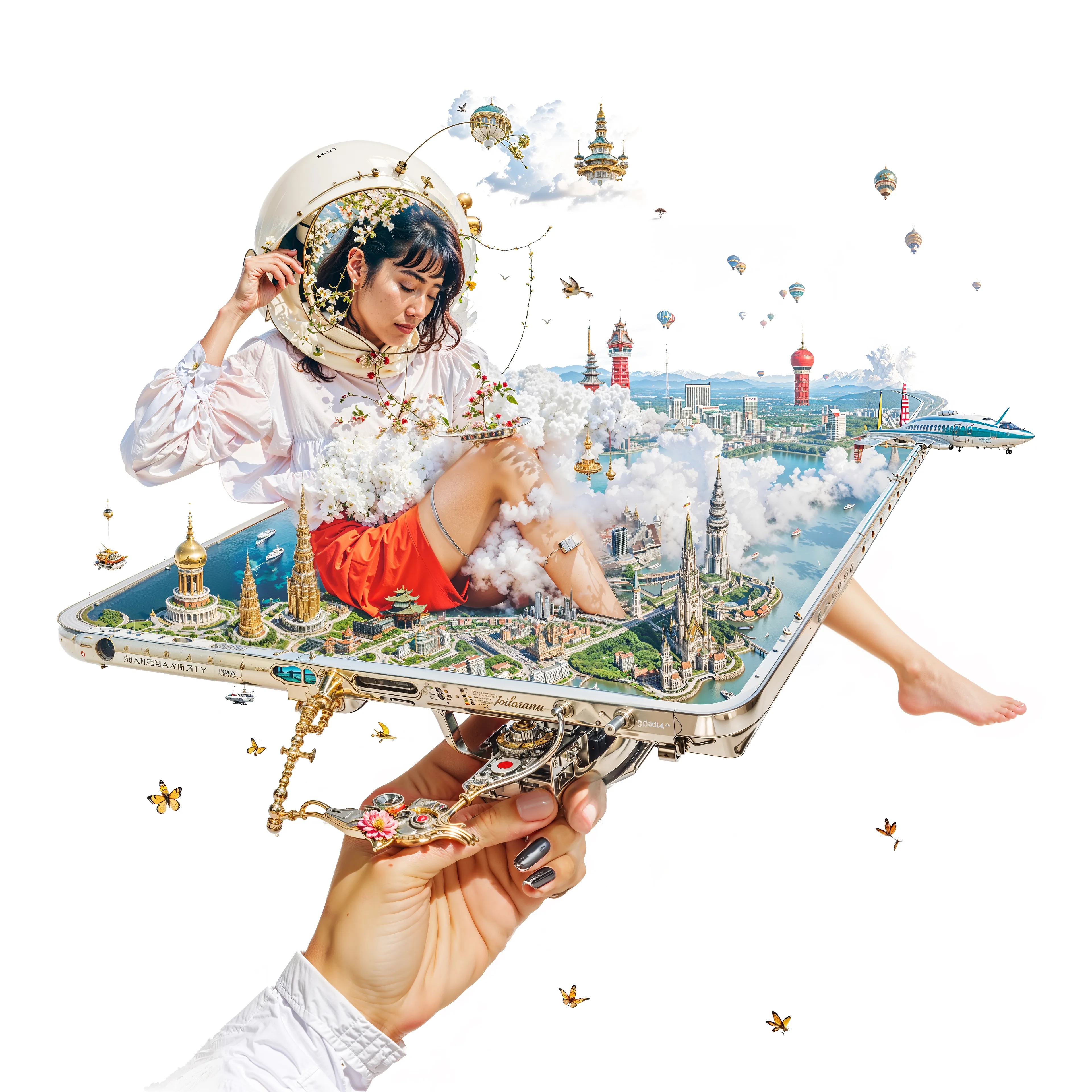 PIECES
Pieces explores how art and identity are built from shared culture and influence and what it means to call something a “piece” of art when every image and every self is already connected to everything else.

By INFINITEYAY in collaboration with AI, 2025 | 4096 × 4096 | JPG