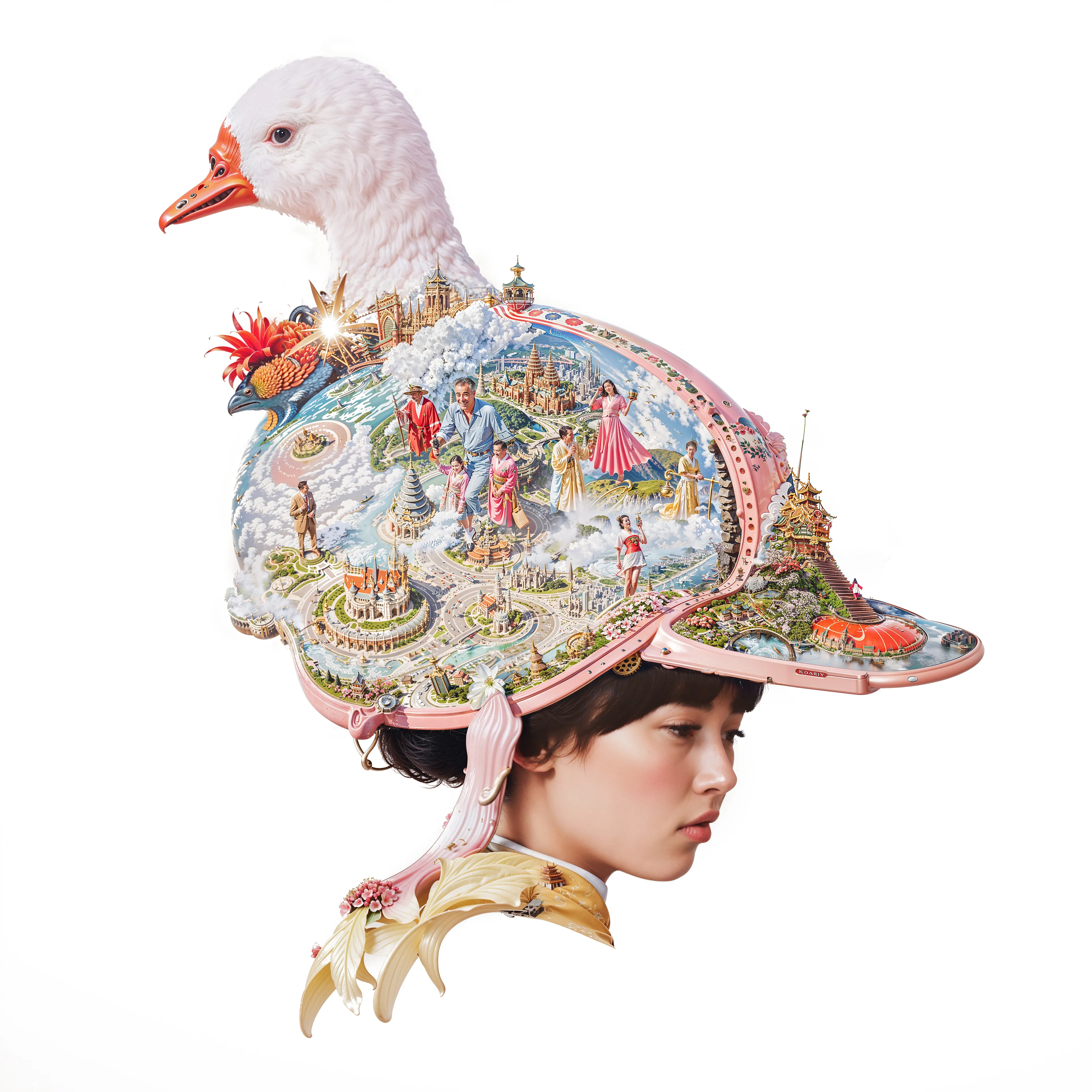 PIECES
Pieces explores how art and identity are built from shared culture and influence and what it means to call something a “piece” of art when every image and every self is already connected to everything else.

By INFINITEYAY in collaboration with AI, 2025 | 4096 × 4096 | JPG