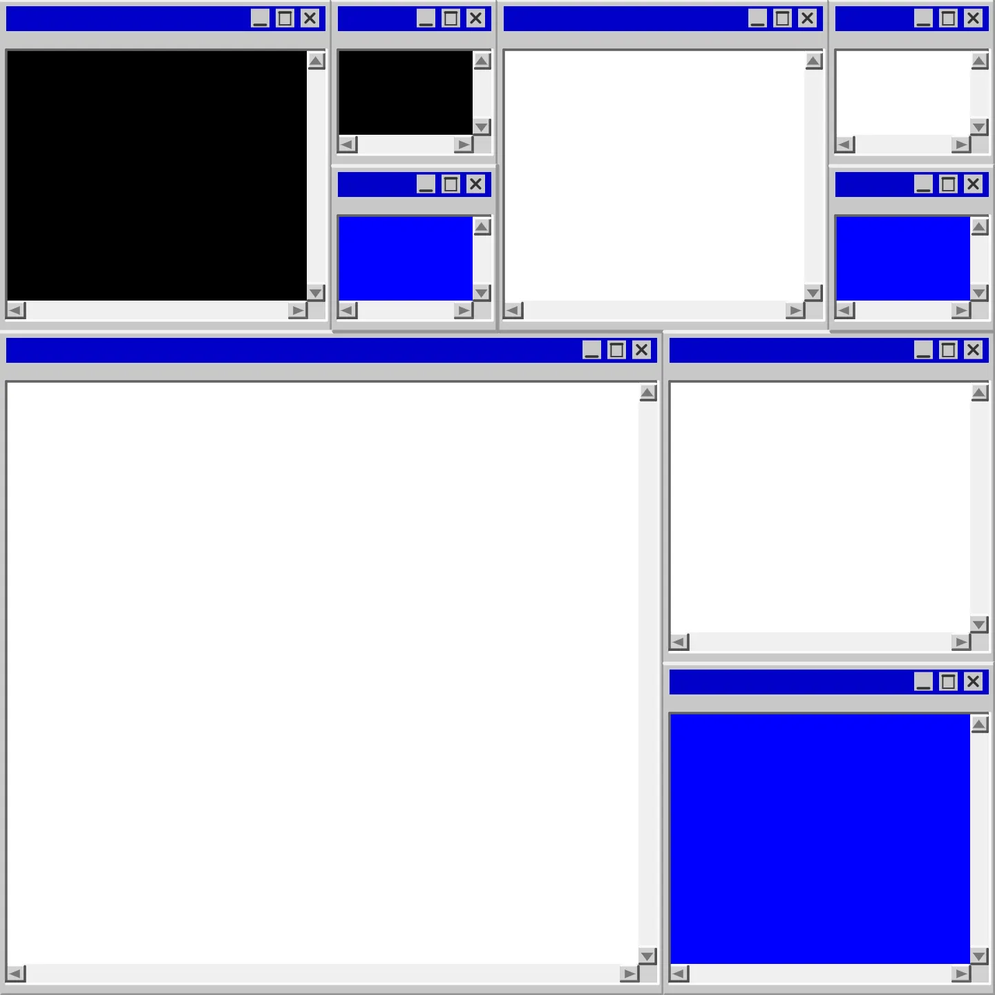 Mondrian's Desktop II #17