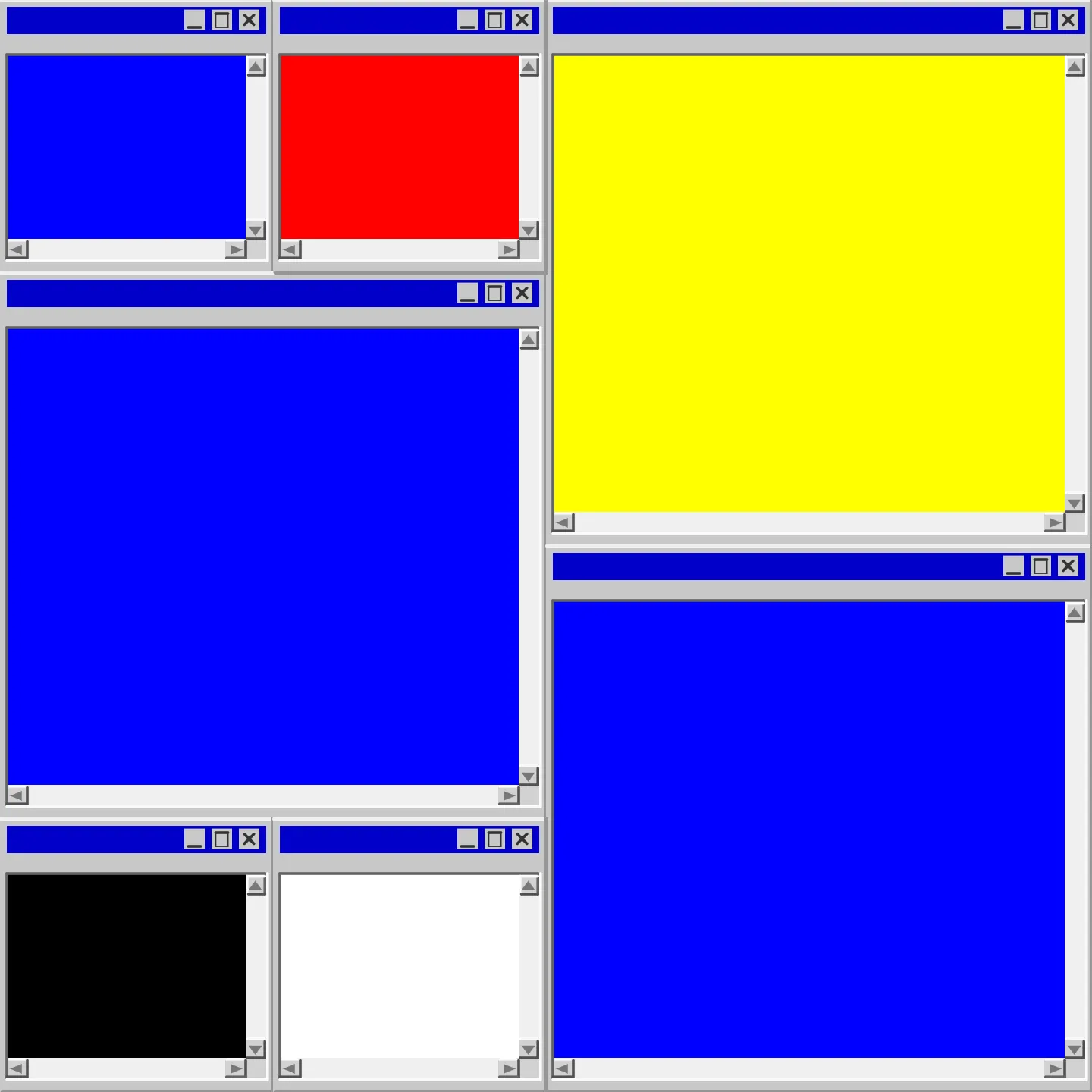 Mondrian's Desktop II #22