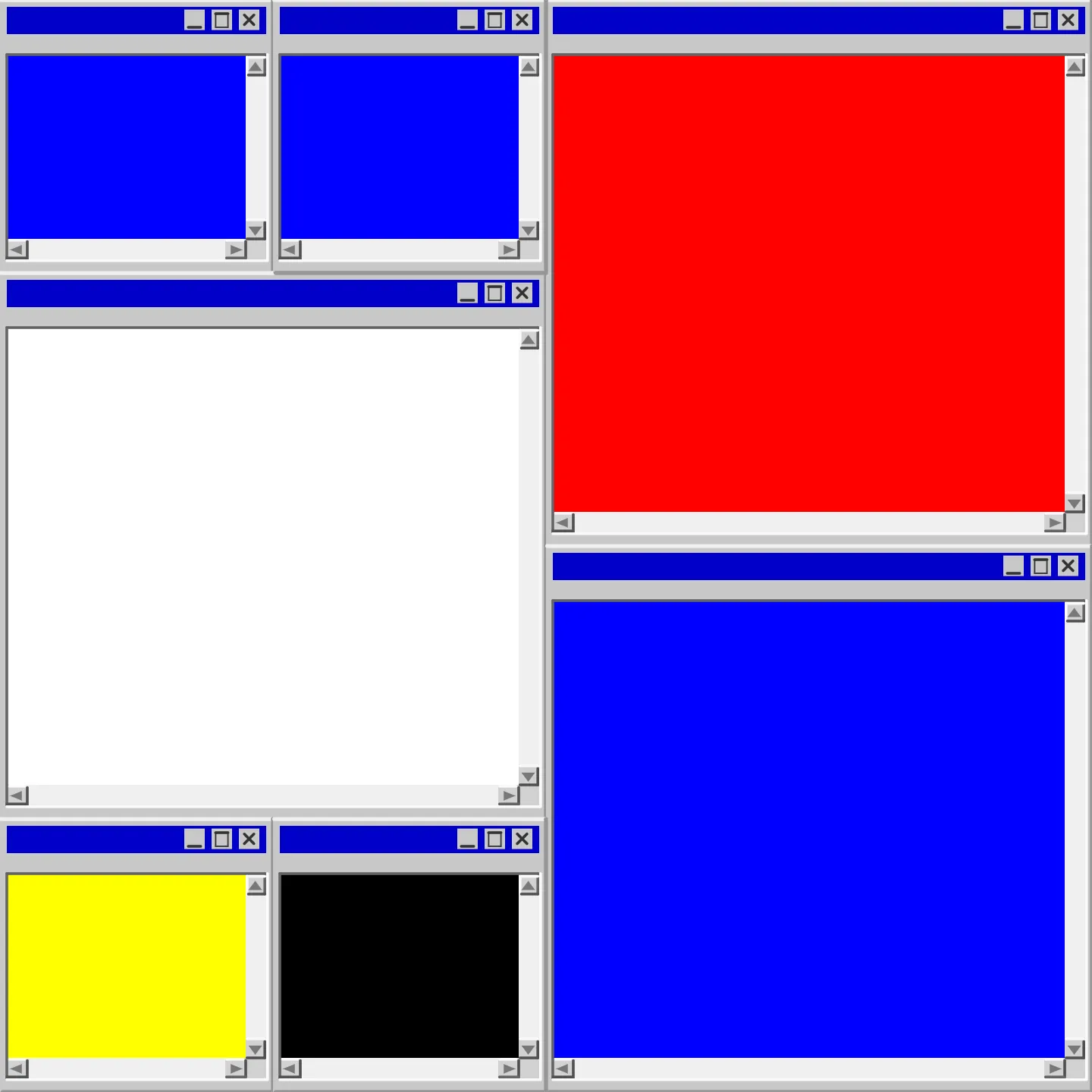 Mondrian's Desktop II #18