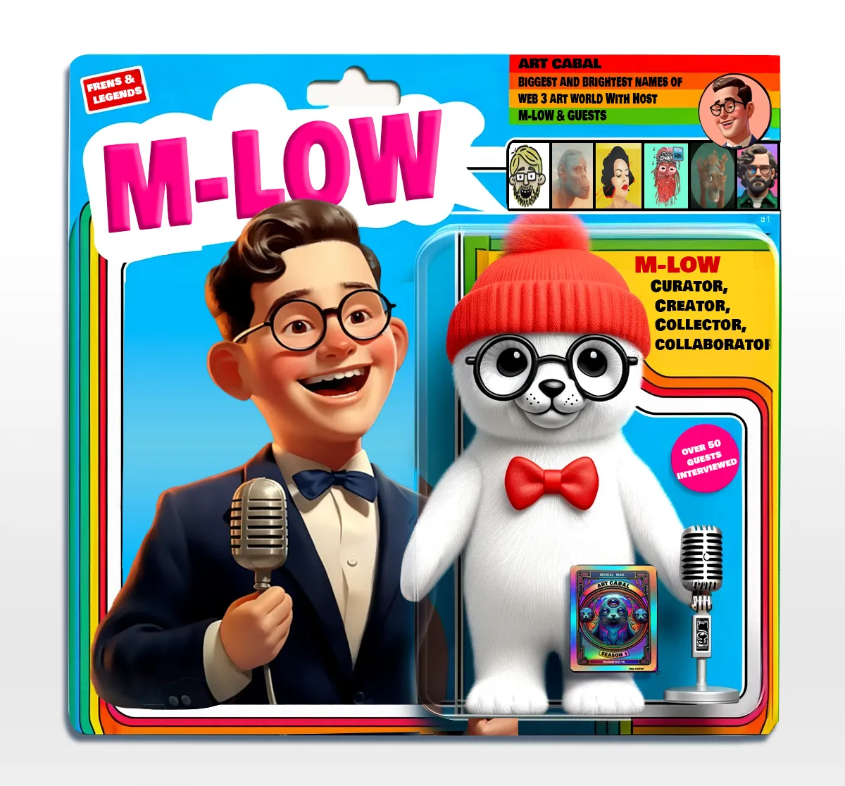Frens and Legends - Wave 2

MLow
Twitter: @0xMLow

The Frens and Legends collection is intended to show my appreciation for the people that I admire in the web3 art community. These are intended to be a way for me to share the way I see these people based on what I know about them.

These are mockups and not representative of a physical object. These are created with AI and Photoshop.
