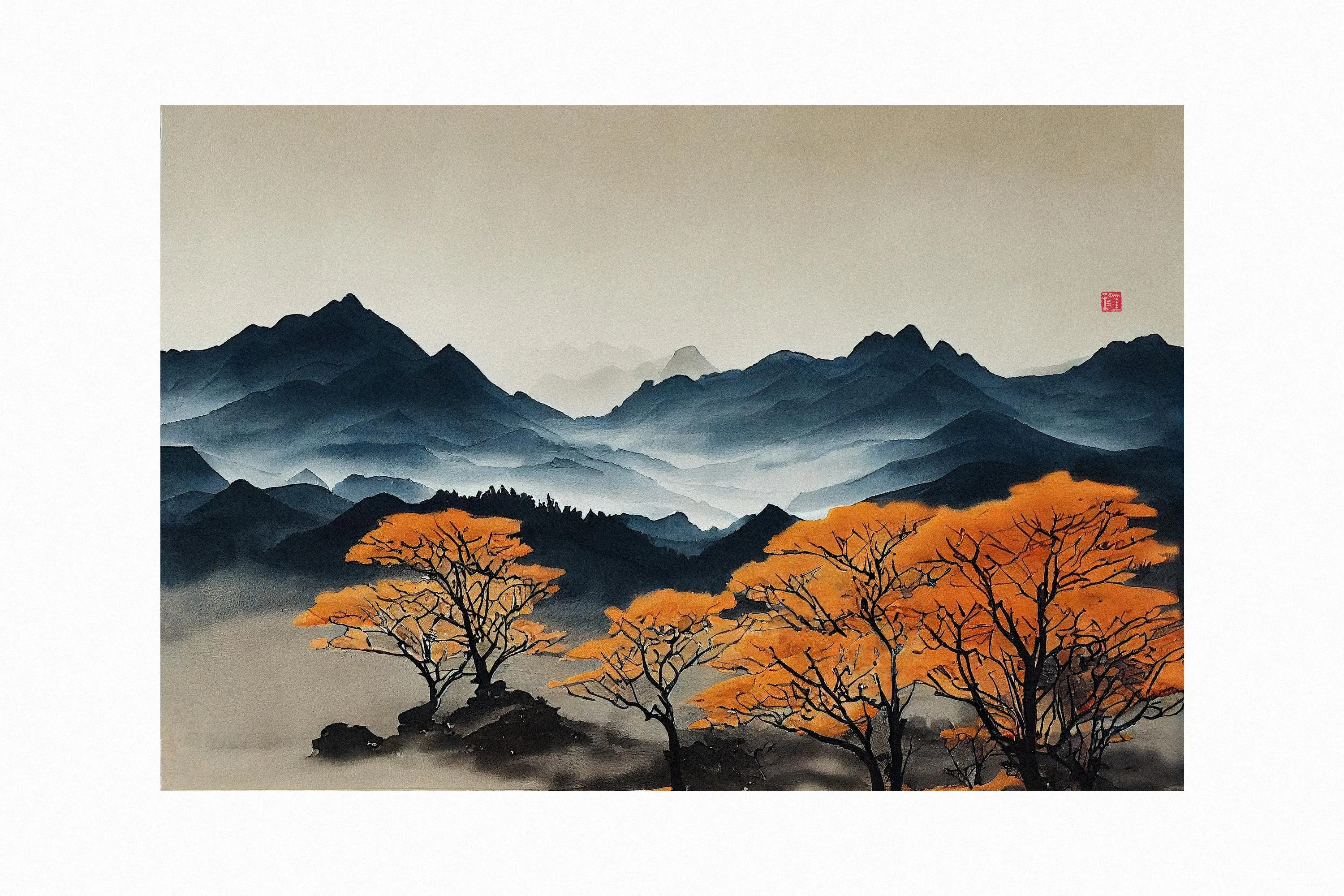 In the past, in the East, people of the time visualized the utopia they wanted to reach in the form of a landscape painting. Are these utopias, reinterpreted and created from the perspective of AI, looking in the same direction as your utopia?