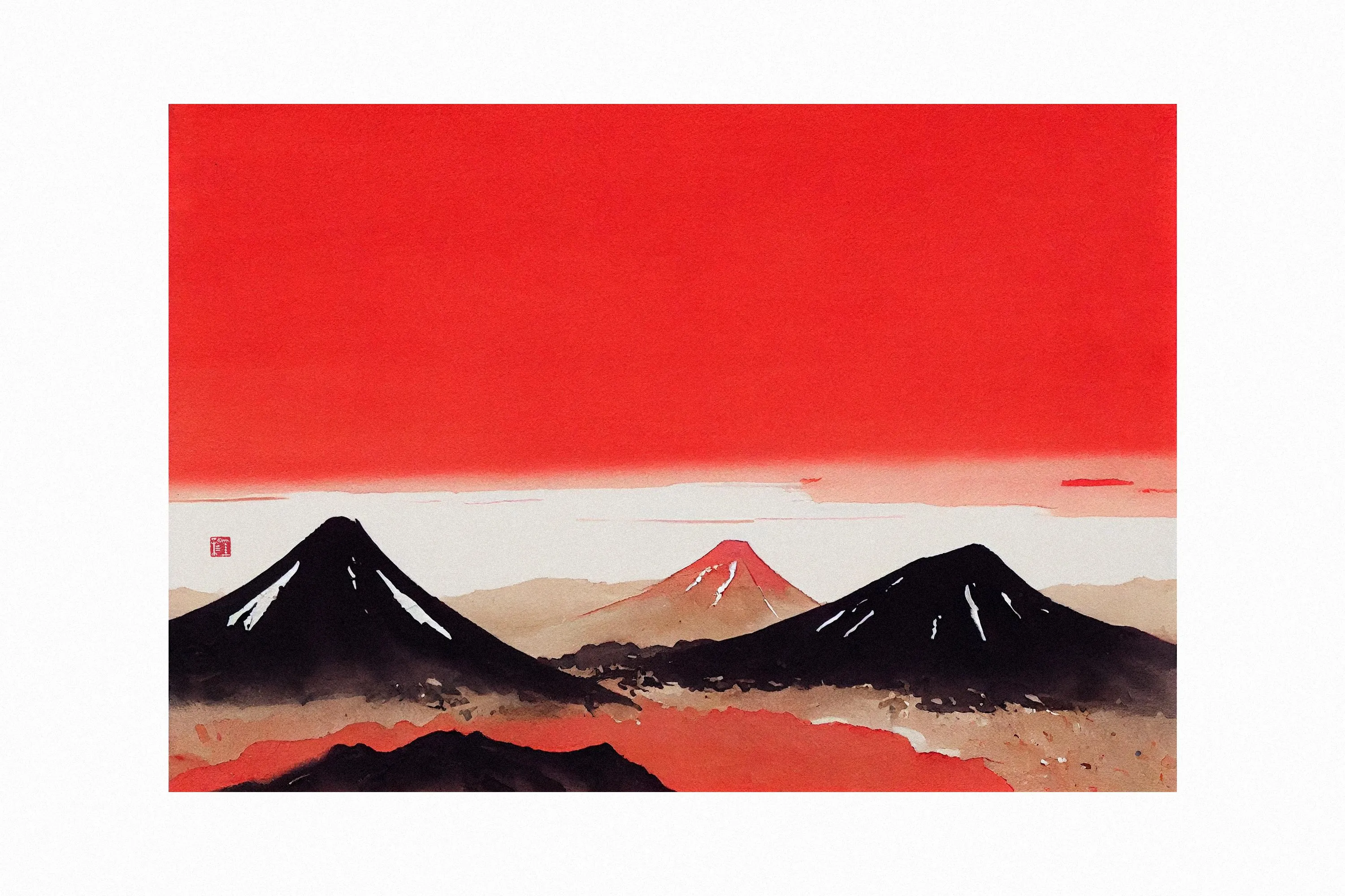 In the past, in the East, people of the time visualized the utopia they wanted to reach in the form of a landscape painting. Are these utopias, reinterpreted and created from the perspective of AI, looking in the same direction as your utopia?