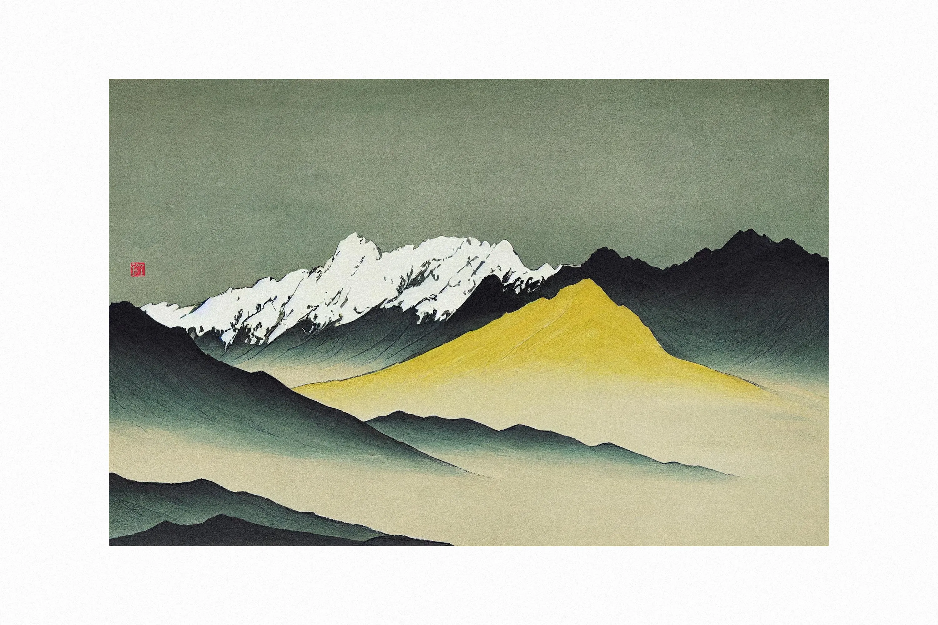 In the past, in the East, people of the time visualized the utopia they wanted to reach in the form of a landscape painting. Are these utopias, reinterpreted and created from the perspective of AI, looking in the same direction as your utopia?