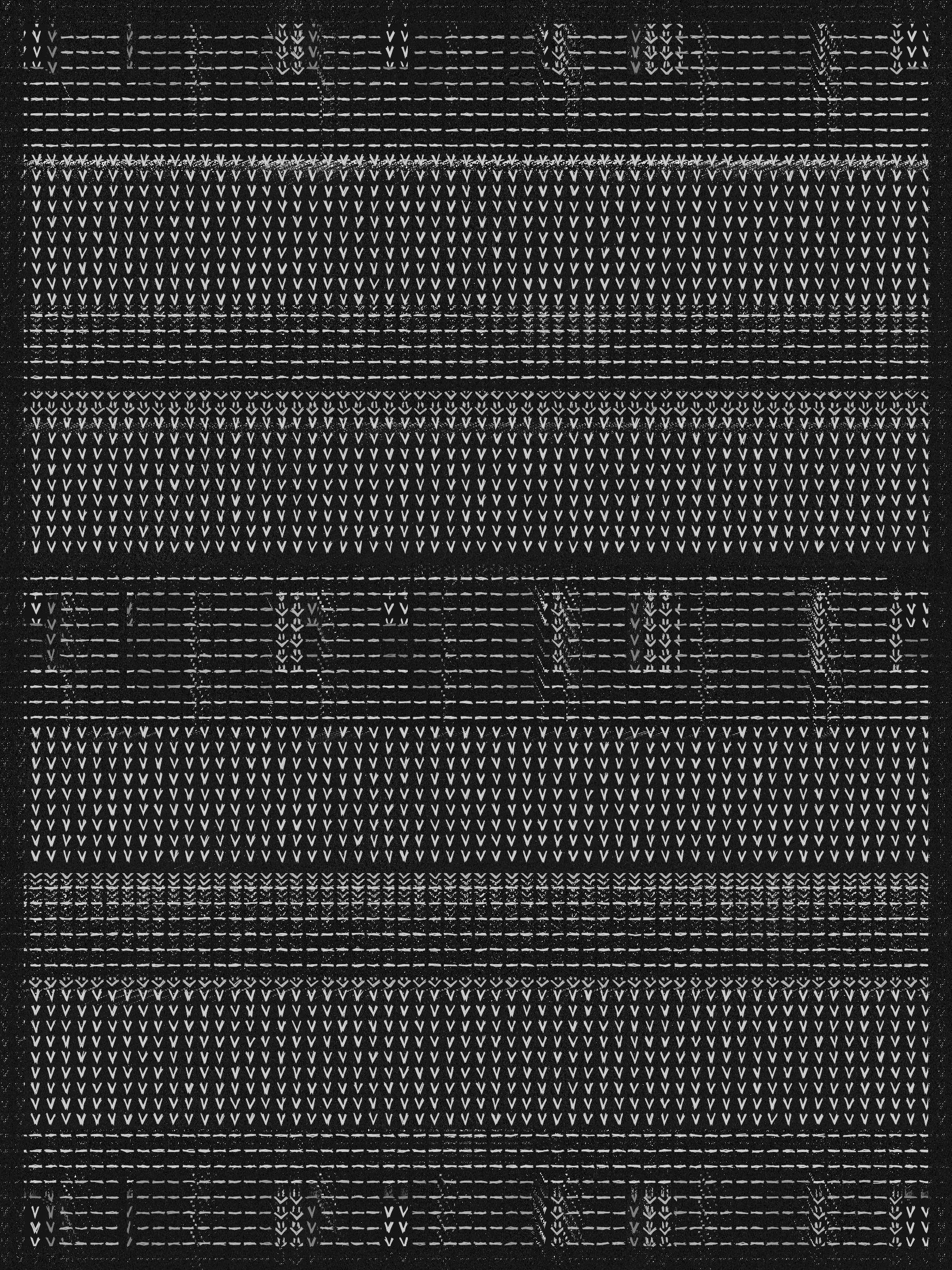 Built on a foundation of thousands of physical renditions of common computer symbols, Encore embraces repetition -- in the physical creation of the foundational symbols, in the process of overwriting as each new layer is applied, and as a way to focus on the true unbiased state of each work.

The outputs of Encore are meant to translate the physical process of making these marks into a fully digital form, embracing digital methods to replicate a physical process while maintaining a computer-art aesthetic.