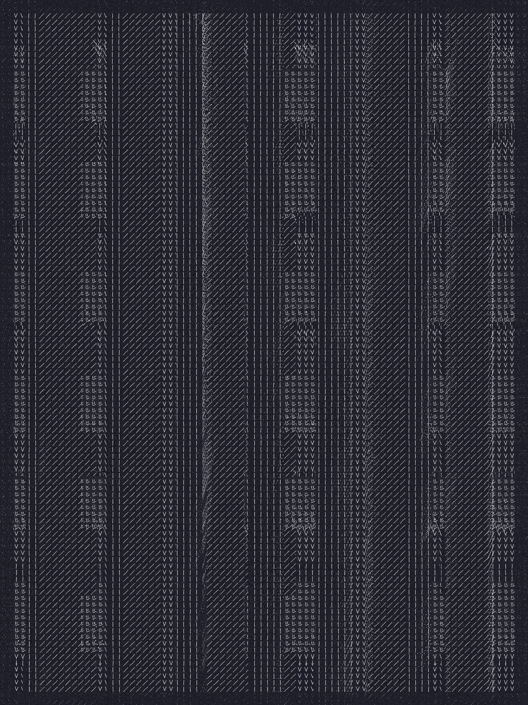 Built on a foundation of thousands of physical renditions of common computer symbols, Encore embraces repetition -- in the physical creation of the foundational symbols, in the process of overwriting as each new layer is applied, and as a way to focus on the true unbiased state of each work.

The outputs of Encore are meant to translate the physical process of making these marks into a fully digital form, embracing digital methods to replicate a physical process while maintaining a computer-art aesthetic.