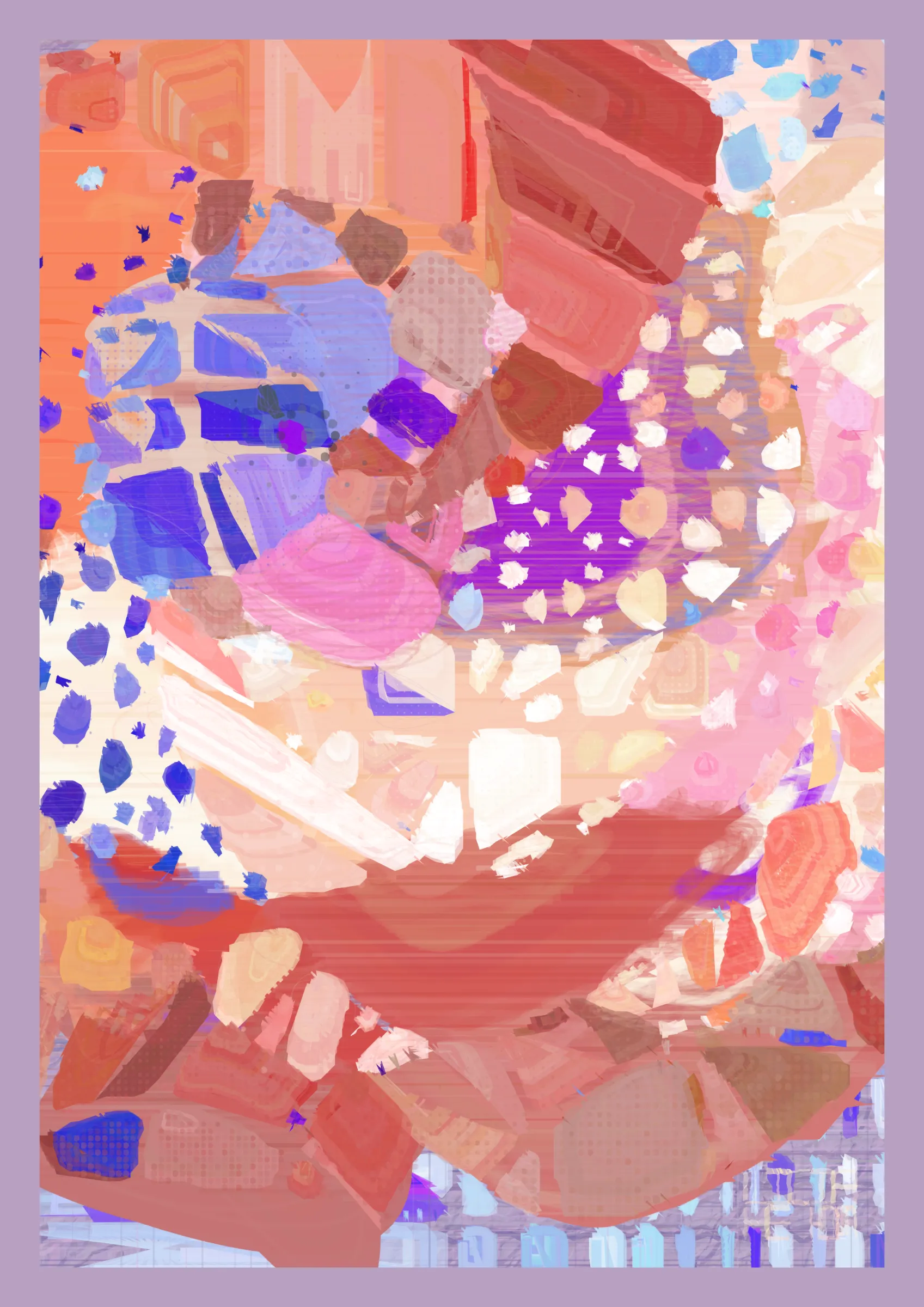 **Sparkling Goodbye** is a generative painting algorithm that celebrates all departures. It's a Farewell to the past, a Bye-Bye to the familiar, and a See-You-Later to faces that you will soon forget.

Each **Sparkling Goodbye** is meticulously loaded with machine-picked emotions, made from the finest ingredient (100% pixels, full refund if you find any impurities in our ingredient). This hands-off approach makes every single  **Sparkling Goodbye** a chaotic blend of happiness, sadness, serenity, and anxiety. With every glance, you'll discover the impulsiveness of the machine touch as you savor the delightful interplay of dramas that only a maniac generative algorithm can create.

Let **Sparkling Goodbye** create a moment for you. It will insist that goodbyes are not meant to be said with tears but with sparkling water.
