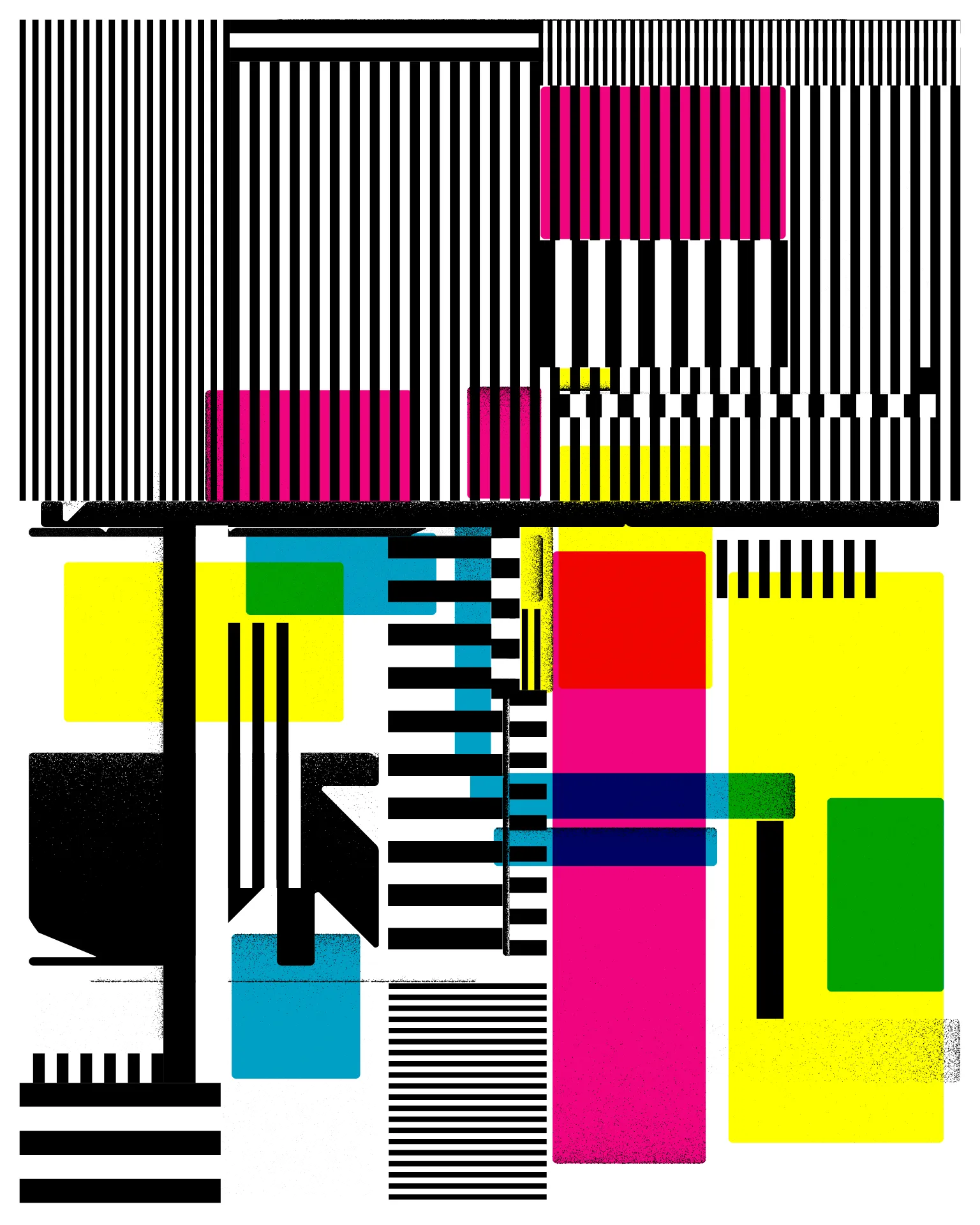Images that are born from the combination of primitive elements: points, lines, and intersected elemental geometries. #purevisibility