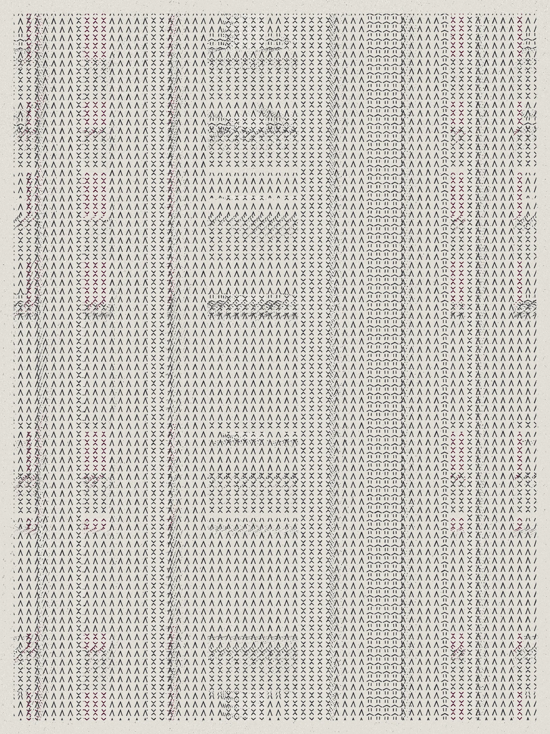Built on a foundation of thousands of physical renditions of common computer symbols, Encore embraces repetition -- in the physical creation of the foundational symbols, in the process of overwriting as each new layer is applied, and as a way to focus on the true unbiased state of each work.

The outputs of Encore are meant to translate the physical process of making these marks into a fully digital form, embracing digital methods to replicate a physical process while maintaining a computer-art aesthetic.