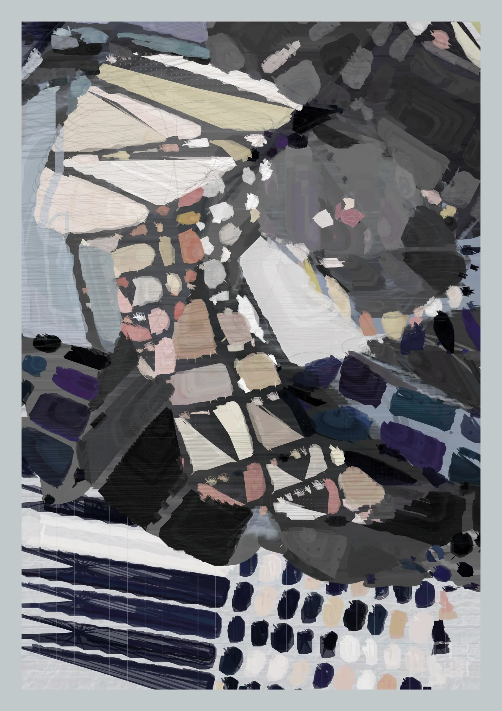 **Sparkling Goodbye** is a generative painting algorithm that celebrates all departures. It's a Farewell to the past, a Bye-Bye to the familiar, and a See-You-Later to faces that you will soon forget.

Each **Sparkling Goodbye** is meticulously loaded with machine-picked emotions, made from the finest ingredient (100% pixels, full refund if you find any impurities in our ingredient). This hands-off approach makes every single  **Sparkling Goodbye** a chaotic blend of happiness, sadness, serenity, and anxiety. With every glance, you'll discover the impulsiveness of the machine touch as you savor the delightful interplay of dramas that only a maniac generative algorithm can create.

Let **Sparkling Goodbye** create a moment for you. It will insist that goodbyes are not meant to be said with tears but with sparkling water.