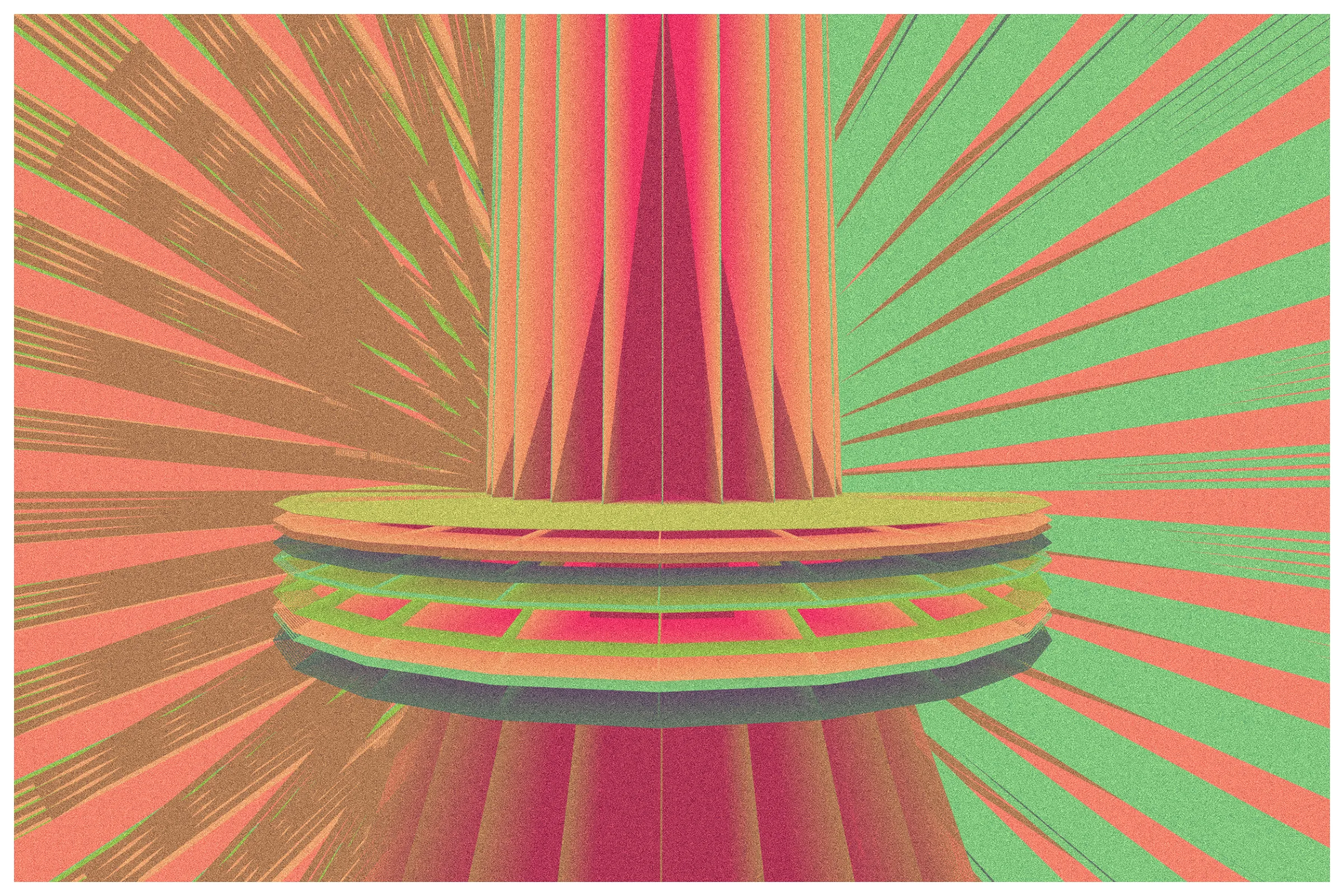 In the context of the exhibition at Mexico with Bright Moments, when I began to think about my project, I was inspired by the creative prompt for the event and the concept of afterlife in particular. But I began to have doubts that I cannot adequately deal with the concept of afterlife in Mexican culture; that it would feel like an appropriation. Even disrespectfull somehow by an outsider of that culture.

Instead, I decided to do something that deals with this theme in a more indirect, less culturally specific way. While I was preparing a show in London, I picked up a few books that approach this topic from a science-fiction perspective. One of them was Solaris. Rereading Stanislaw Lem’s novel, I tried to keep the images of Tarkovsky’s movie out of my head so I could really see the story in a new light.

The book is essentially about the choices you make in life and the consequences they carry. It's about Kris Kelvin, a psichologist who travels to the planet Solaris, which he has been studying for years. The planet is almost entirely covered by a large ocean, which is revealed to be a single, planet-encompassing entity – a strange, non-human intelligence that confronts you with everything you think, believe and do. After years of no asnwers, a group of scientists decide to radiate it to explore the reasons of that behaviour, which ends up altering its form and character. In order to gather more information, Kris is sent there. There, he will confront himself with his deepest torments and monsters. He meets Hari, his dead wife. And with her presence, his own ocean of regrets and secret dreams emerge without mercy.

For me, there is something profoundly poetic in this confrontation. There are probably as many interpreations of this novel as readers, but for me it is essentially about the multiple lives we have within a single life. All the trajectories that we could have taken, branching off into a variety of possible lives. Are we our acts or our thoughts? I mean, we constantly deal with our past and regrets, with our secrets loves, with our secret hates, dreams and hypothetical lives. And it all happens in the present. So, irretrievably we are all these persons at the same time. We are all these lives together.

After going several times over the book, I broke it up into episodes and I began to sketch scenes with the code. The different sketches are not directly representational, however; they allude to scenes. It feels personally like the next step in my personal exploration of narratives in generative art. My goal is definitely not to represent literally the story with code; rather, I want to create an algorithm capable of expressing the central themes of the narrative in a condensed form. It's a sequential base of rules, a growing form based on a common element: a base (a platform), from which different elements grow and navigate through Solaris. I find certainly powerful the idea of exploring the whole context of an algorithm, preparing the viewer for an introduction, conflict, climax and denouement of the system.

  – Text based on my conversation with Malte Rauch.