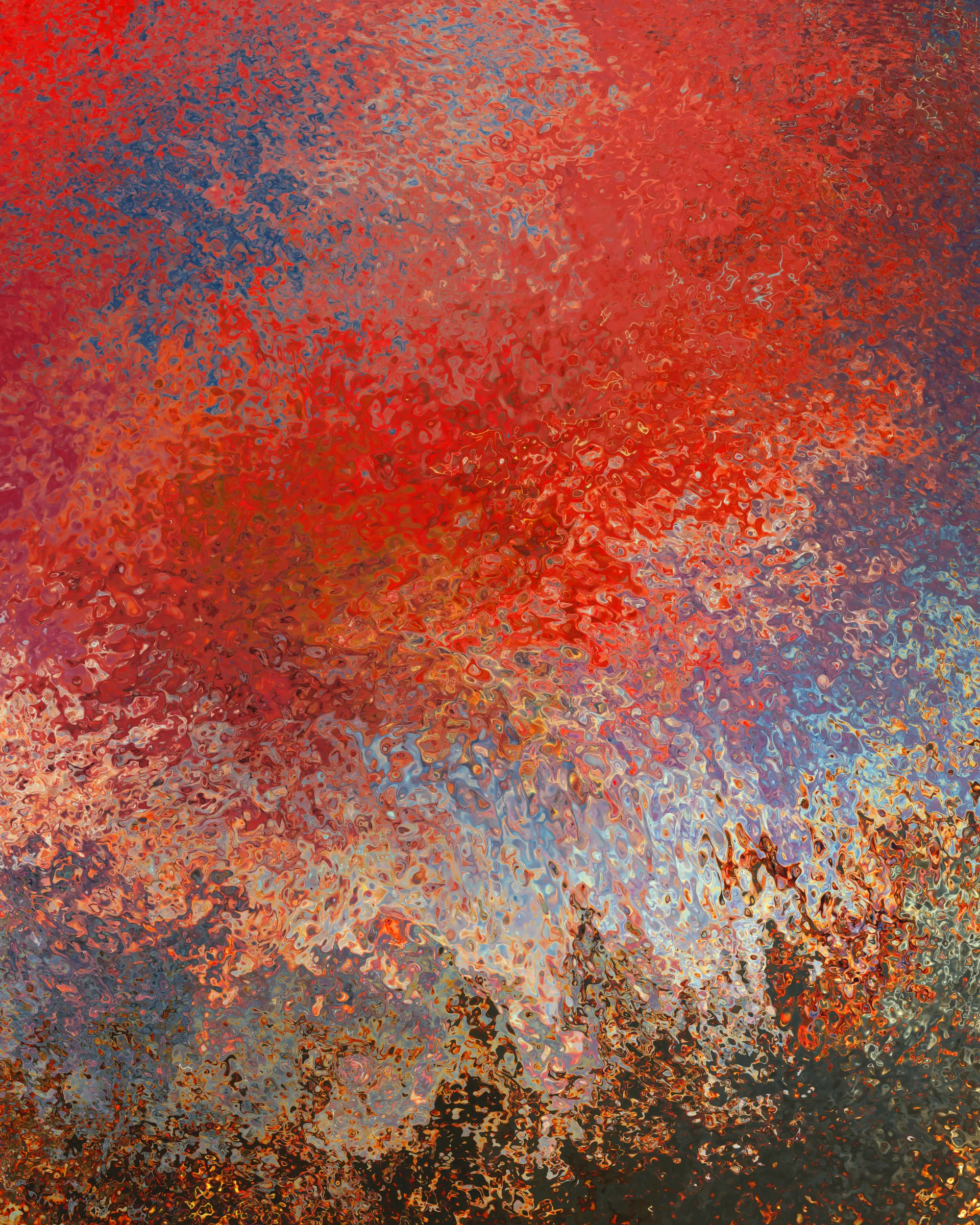 "What were the skies like when you were young?" - the orb

100 Sunsets is an exploration of the feeling of sunsets, the transformation from day to night, the intersection of color, gradients & time. The work explores the atmosphere and uses colors derived from atmospheric optics.  

This summer, I spent some days living on a boat with my family, and I loved watching the sunsets on the water.   I found myself often transfixed, and invariably having the discouraging thought about how nothing I could code would even come close to the wonderful chaos, the noise and oscillations I was seeing on the water surface.  It would be impossible to recreate these looks.  But I remember thinking, would it be possible to recreate the feeling? 

These studies are an attempt to capture the feeling -- of watching the sun set, of seeing a day end, and the start of something new. 

Press ‘h’ for high resolution, and ‘s’ to save an output image.