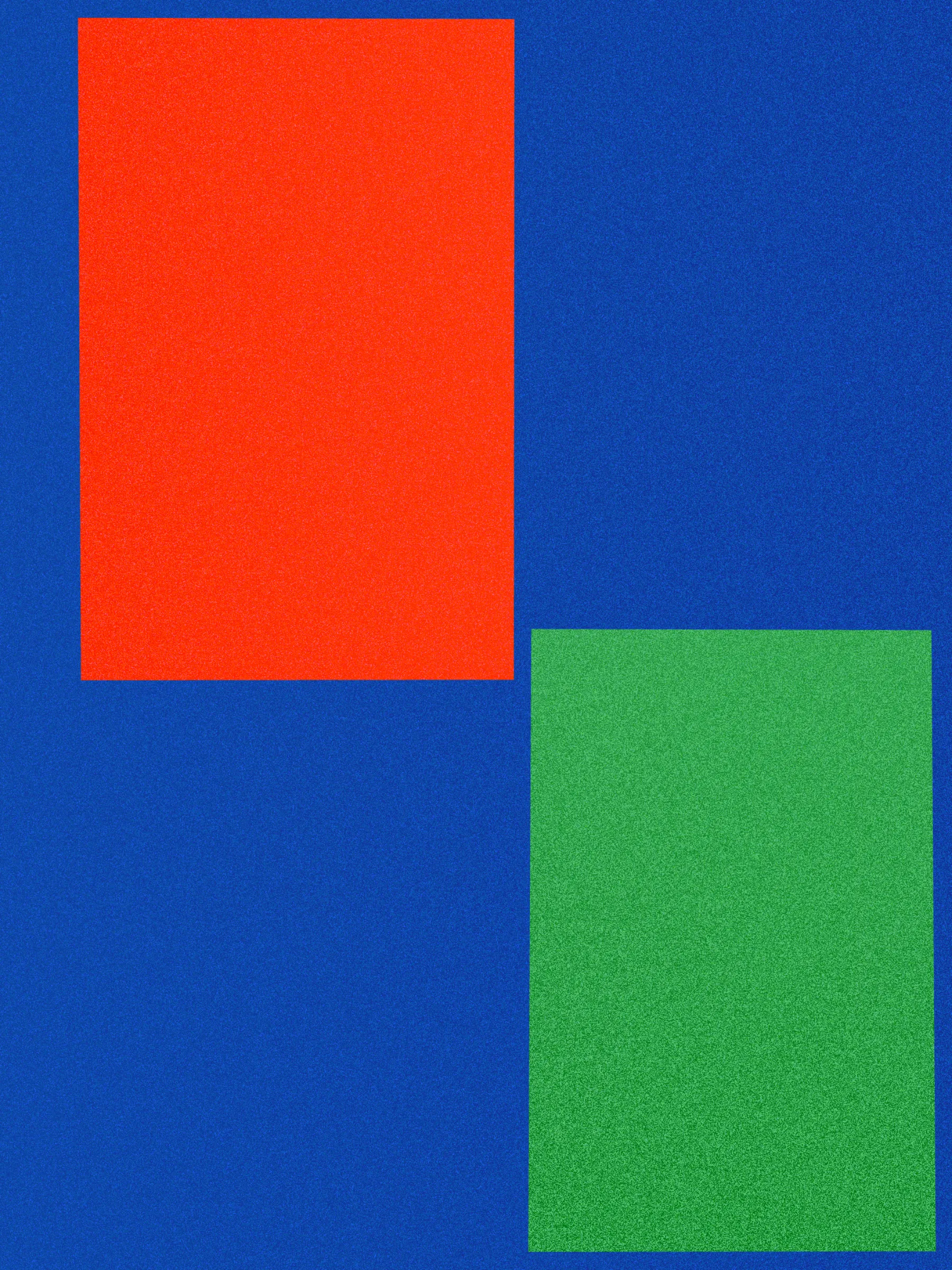 A temporary arrangement of material is exactly as it sounds. Run a set of shapes through an algorithm and the same through human hands. Place them side by side, and in the space between paint, thread, pixel, and code we find that no iteration is final.
