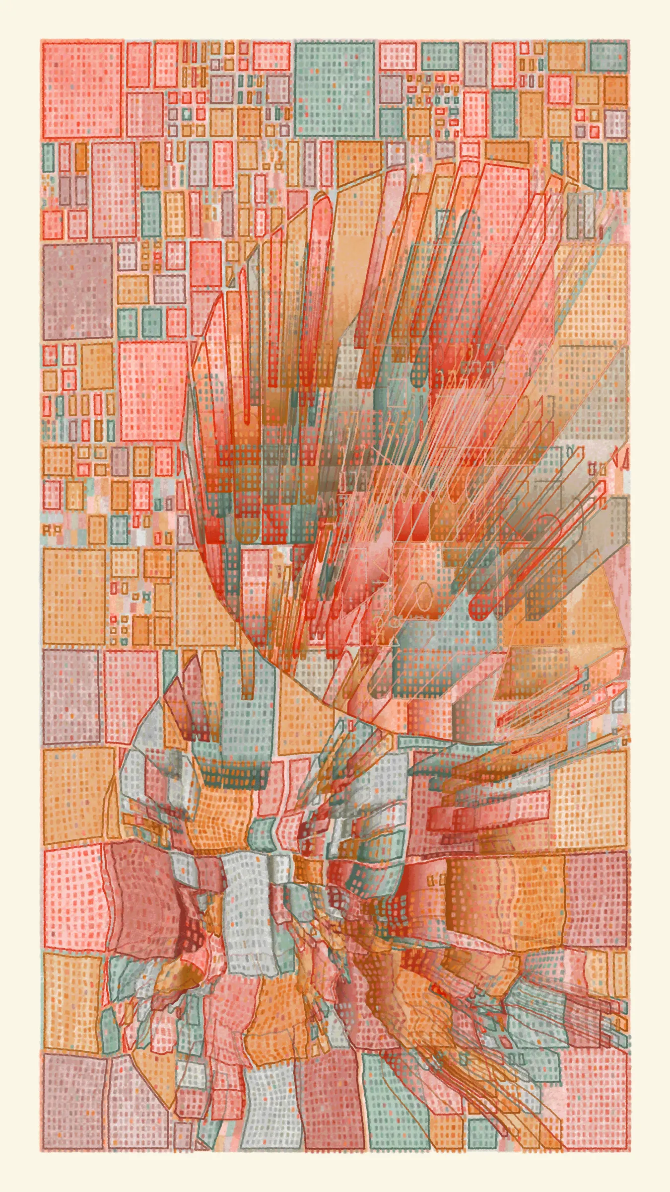 Parnassus is a generative project inspired by the work of German painter Paul Klee. It is an attempt to bridge Klee's analog practice (often credited as foundational to computer art and pointillism) with the capabilities of generative art.

Parnassus is a heavy script and best viewed on a modern device. 

10% of proceeds will be donated to Ukraine relief efforts.

INPUT
"A": Toggle animation
"P": Portrait lock
"L": Landscape lock
"H": Download uncompressed screenshot
"C": Download compressed screenshot