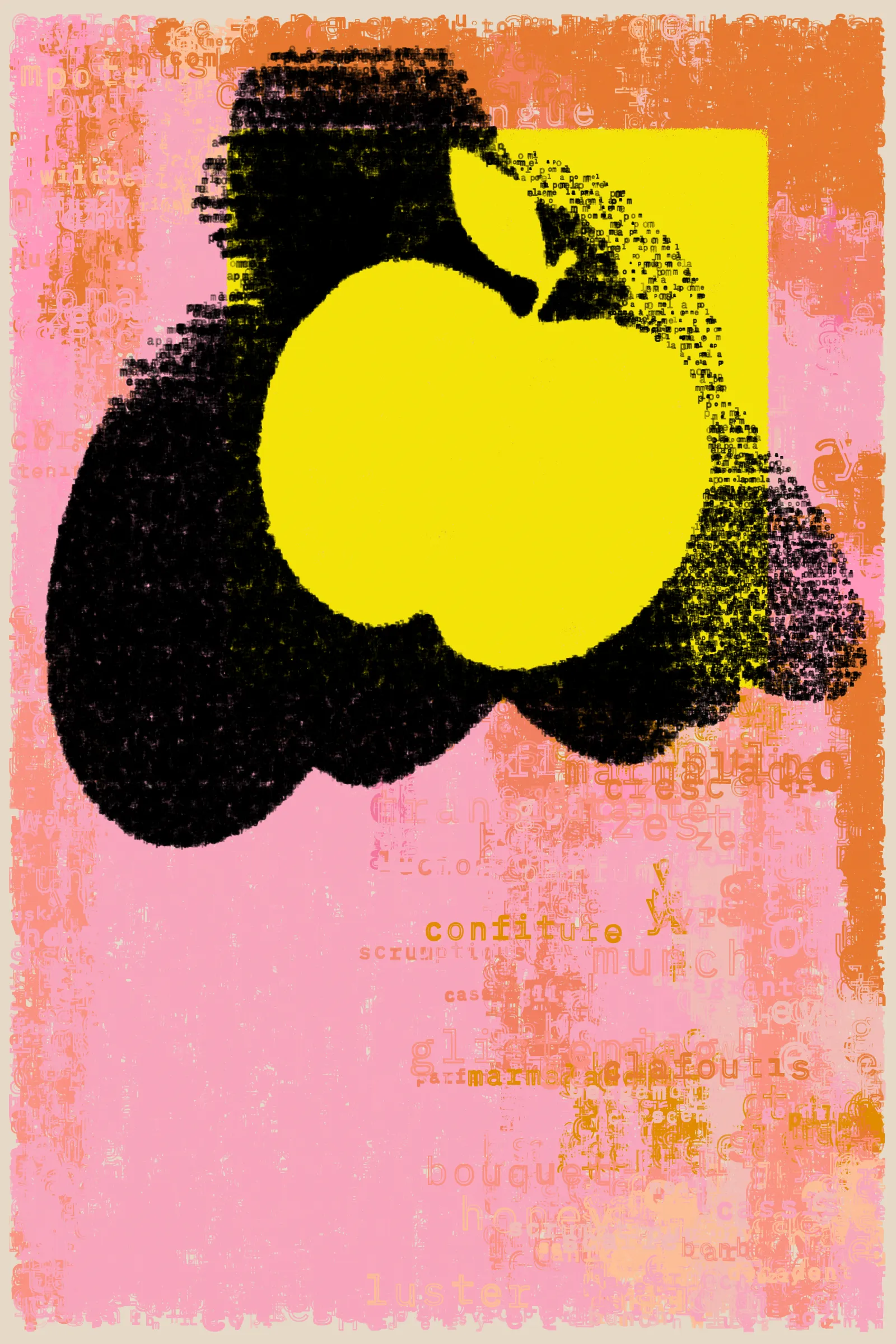 Tangible Pixels: Symbolic Fruit

We often think of digital art as this ethereal thing, 

code and pixels floating around 

with no grounding in the real world. 

But the more I work with this medium, 

the more I find a surprising tangibility in my pixels

and in the act of coding itself.
