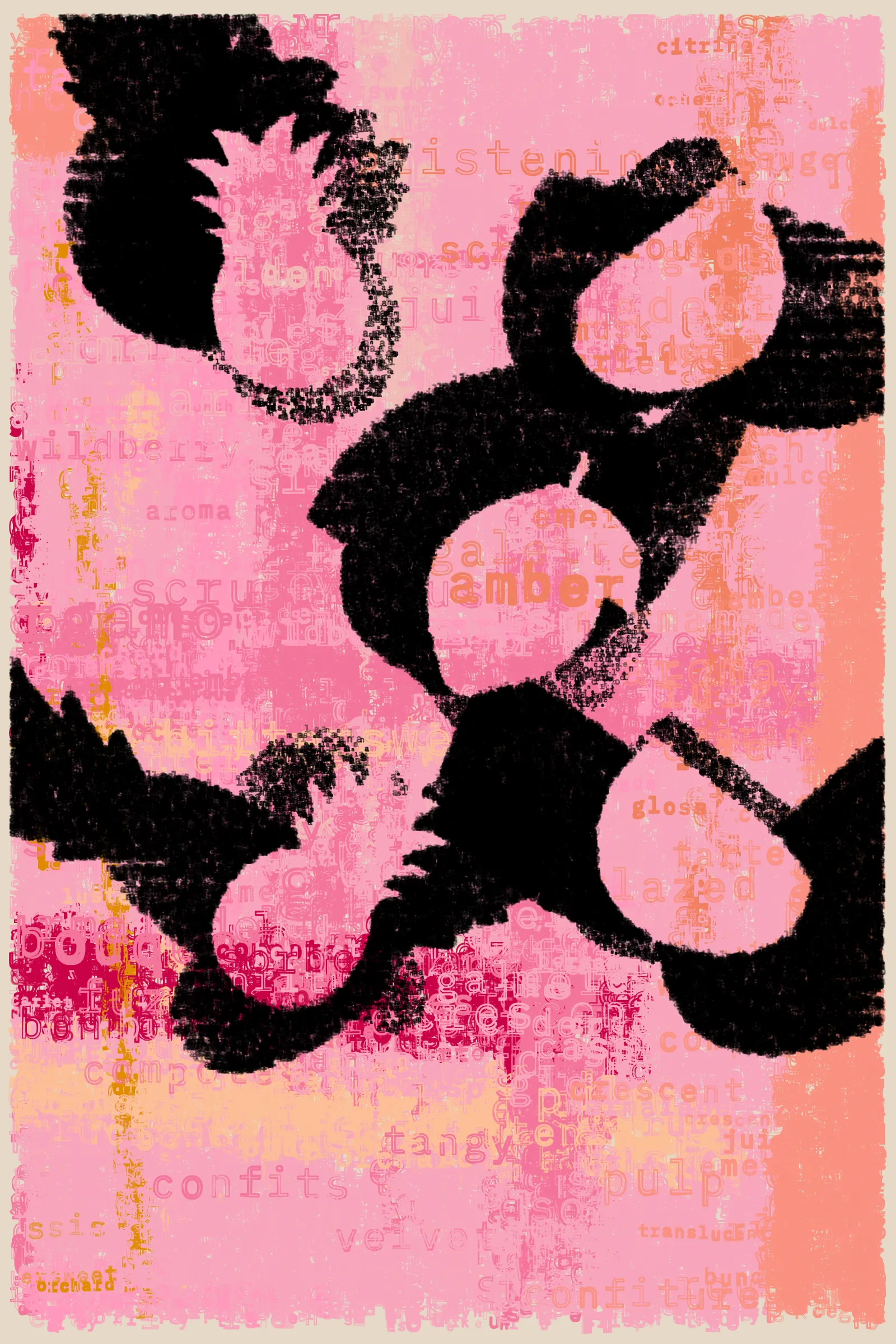 Tangible Pixels: Symbolic Fruit

We often think of digital art as this ethereal thing, 

code and pixels floating around 

with no grounding in the real world. 

But the more I work with this medium, 

the more I find a surprising tangibility in my pixels

and in the act of coding itself.
