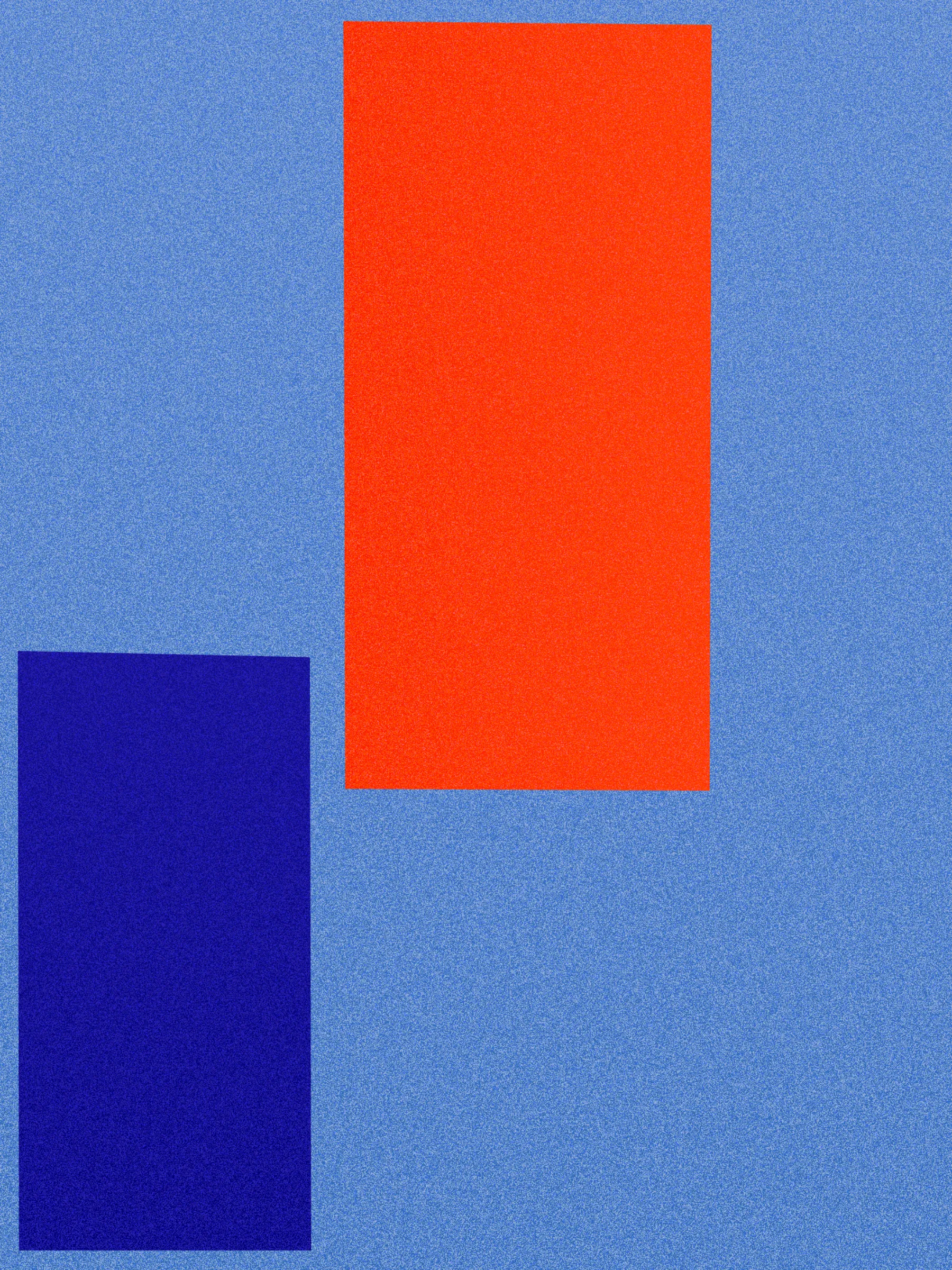 A temporary arrangement of material is exactly as it sounds. Run a set of shapes through an algorithm and the same through human hands. Place them side by side, and in the space between paint, thread, pixel, and code we find that no iteration is final.