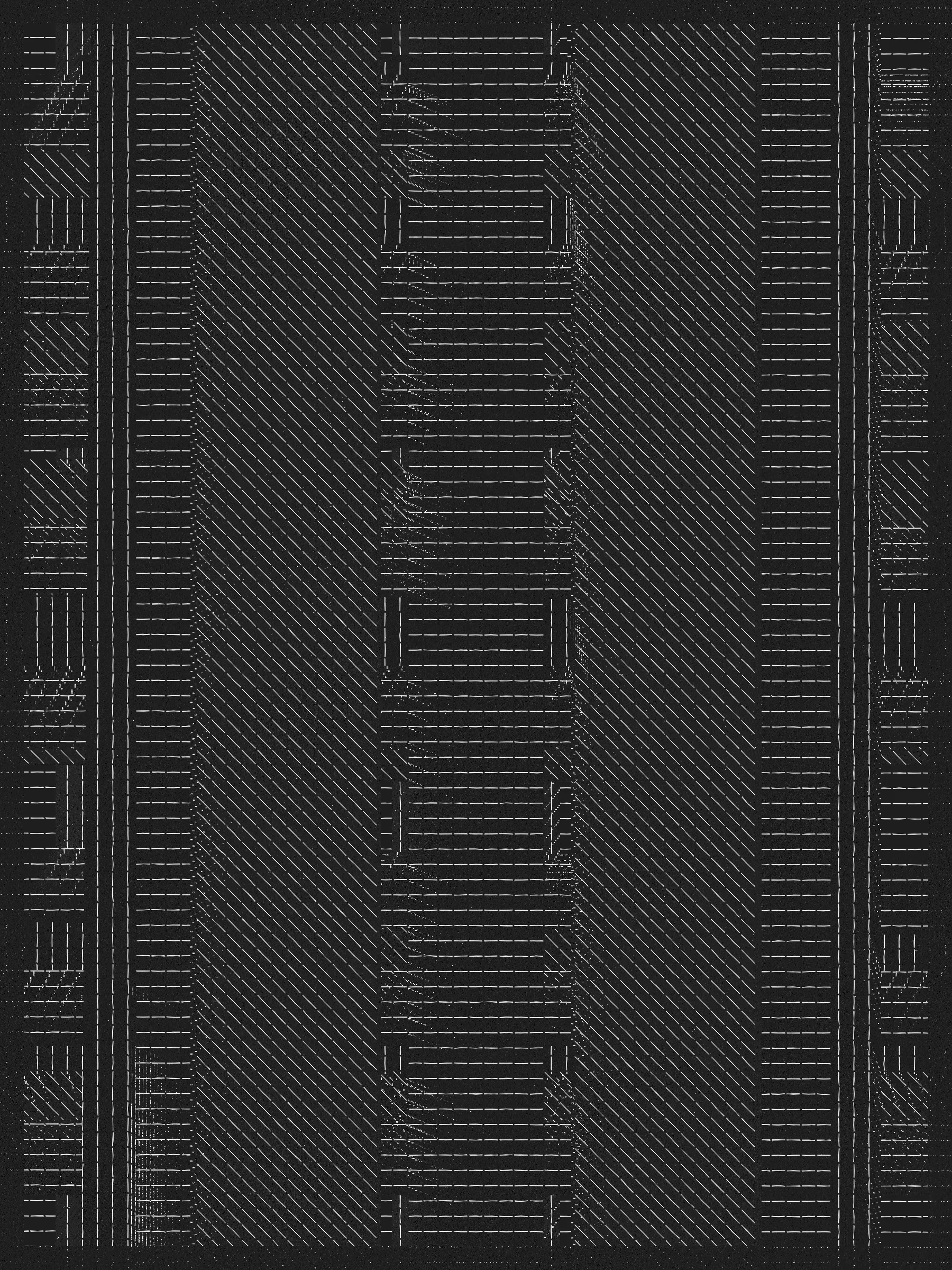 Built on a foundation of thousands of physical renditions of common computer symbols, Encore embraces repetition -- in the physical creation of the foundational symbols, in the process of overwriting as each new layer is applied, and as a way to focus on the true unbiased state of each work.

The outputs of Encore are meant to translate the physical process of making these marks into a fully digital form, embracing digital methods to replicate a physical process while maintaining a computer-art aesthetic.