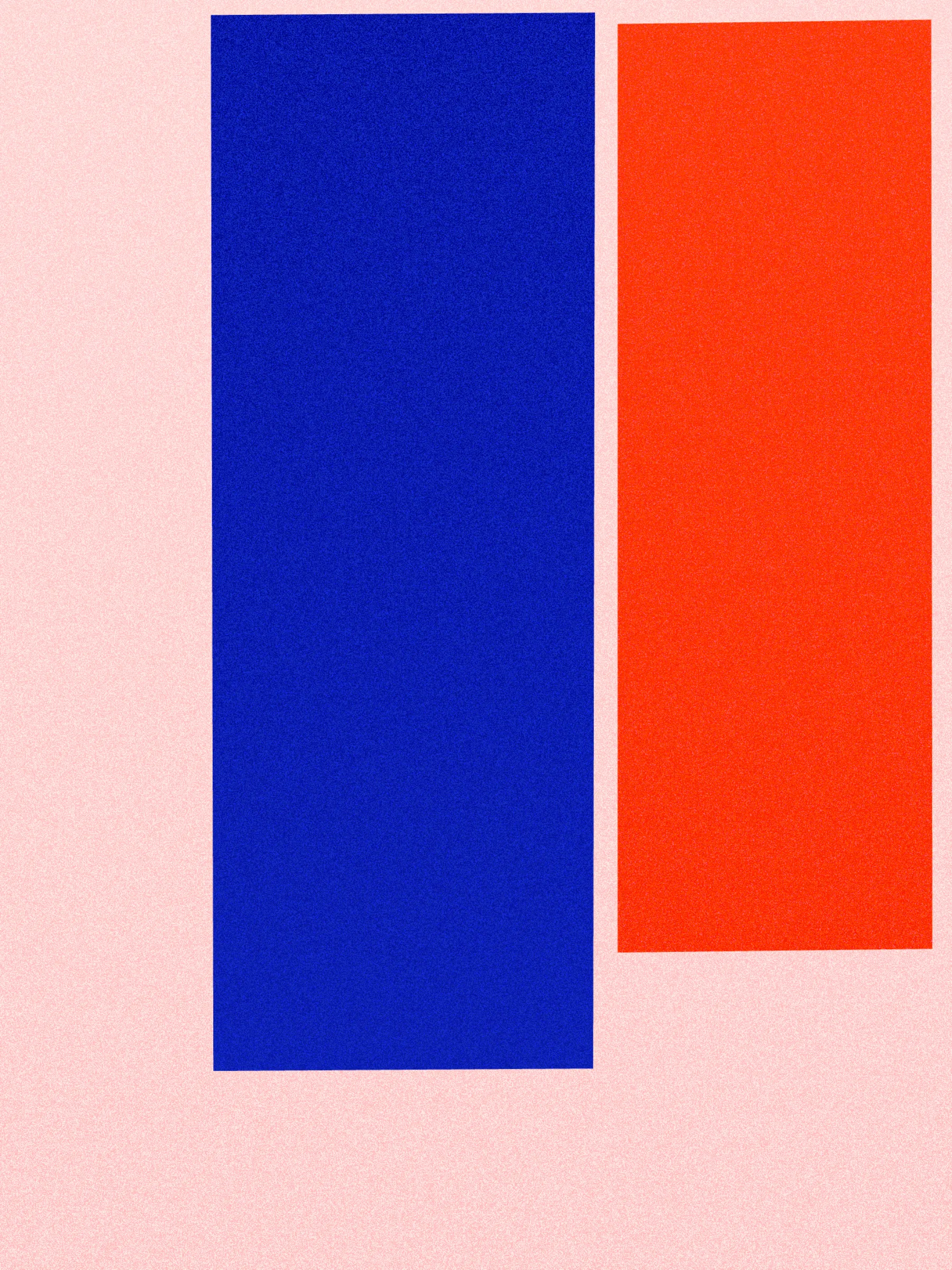 A temporary arrangement of material is exactly as it sounds. Run a set of shapes through an algorithm and the same through human hands. Place them side by side, and in the space between paint, thread, pixel, and code we find that no iteration is final.