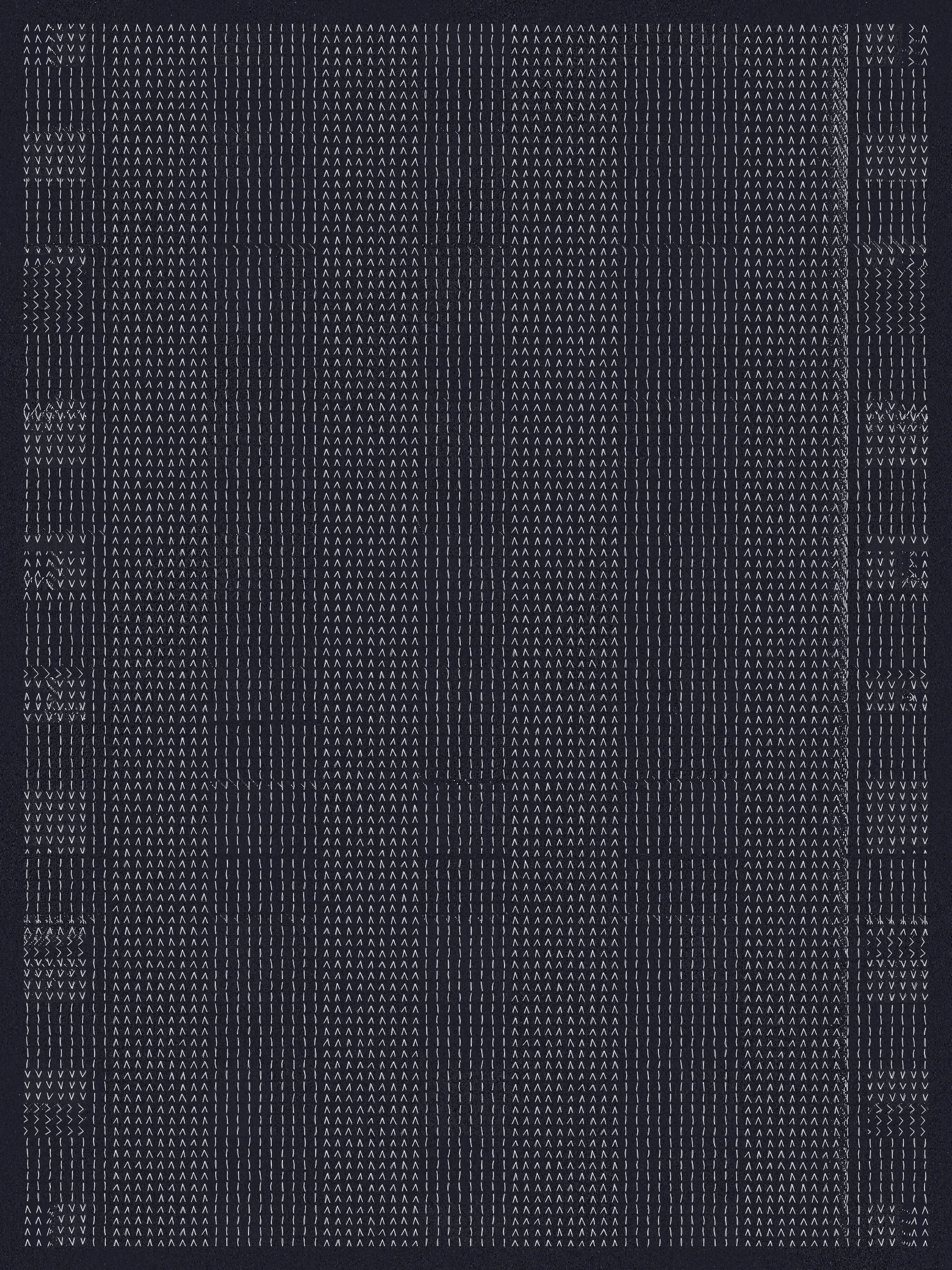 Built on a foundation of thousands of physical renditions of common computer symbols, Encore embraces repetition -- in the physical creation of the foundational symbols, in the process of overwriting as each new layer is applied, and as a way to focus on the true unbiased state of each work.

The outputs of Encore are meant to translate the physical process of making these marks into a fully digital form, embracing digital methods to replicate a physical process while maintaining a computer-art aesthetic.