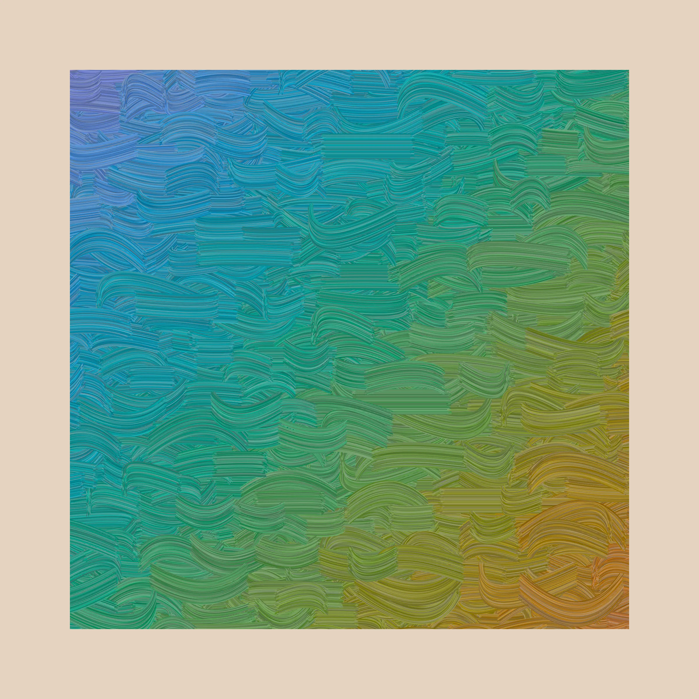 *Color Streams* is a return to my origins both personally and creatively. Simple gradients across color fields with the generative paint texture I love so much. These outputs remind me of simpler times and give me hope for our collective future. 

press "s" to save an image of the output in live mode

--


I am happy to partner with Bright Moments to bring these outputs to collectors as part of their Artist in Residence program. Available IRL at Bright Moments galleries and events around the world for the month of December 2022.