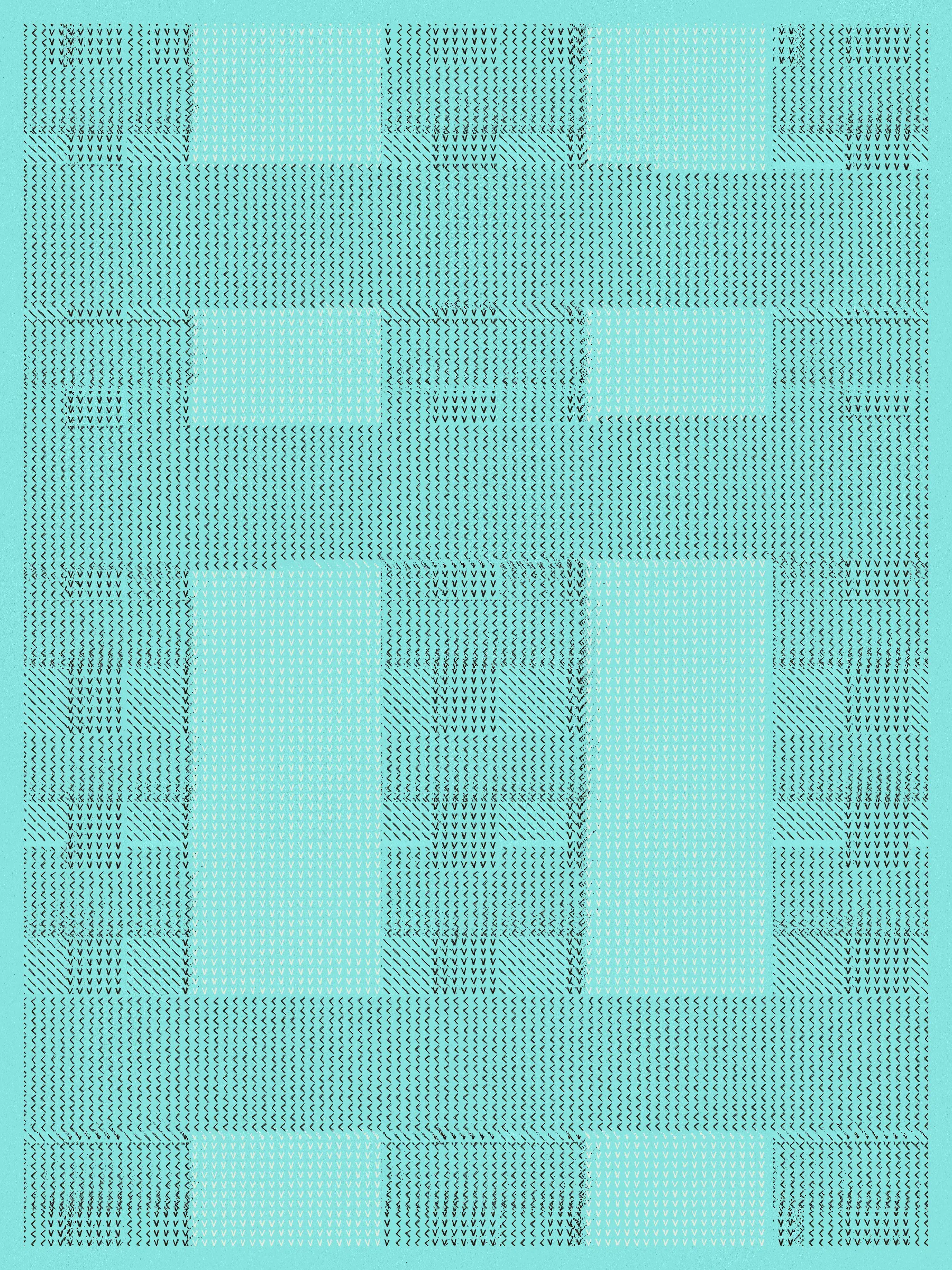 Built on a foundation of thousands of physical renditions of common computer symbols, Encore embraces repetition -- in the physical creation of the foundational symbols, in the process of overwriting as each new layer is applied, and as a way to focus on the true unbiased state of each work.

The outputs of Encore are meant to translate the physical process of making these marks into a fully digital form, embracing digital methods to replicate a physical process while maintaining a computer-art aesthetic.