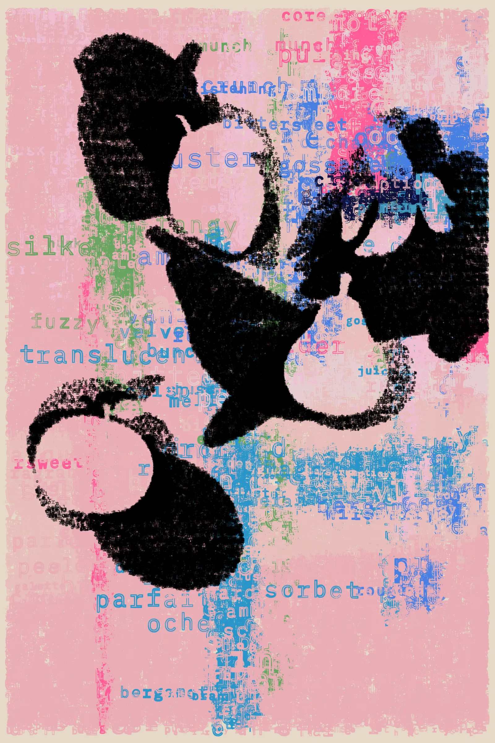 Tangible Pixels: Symbolic Fruit

We often think of digital art as this ethereal thing, 

code and pixels floating around 

with no grounding in the real world. 

But the more I work with this medium, 

the more I find a surprising tangibility in my pixels

and in the act of coding itself.
