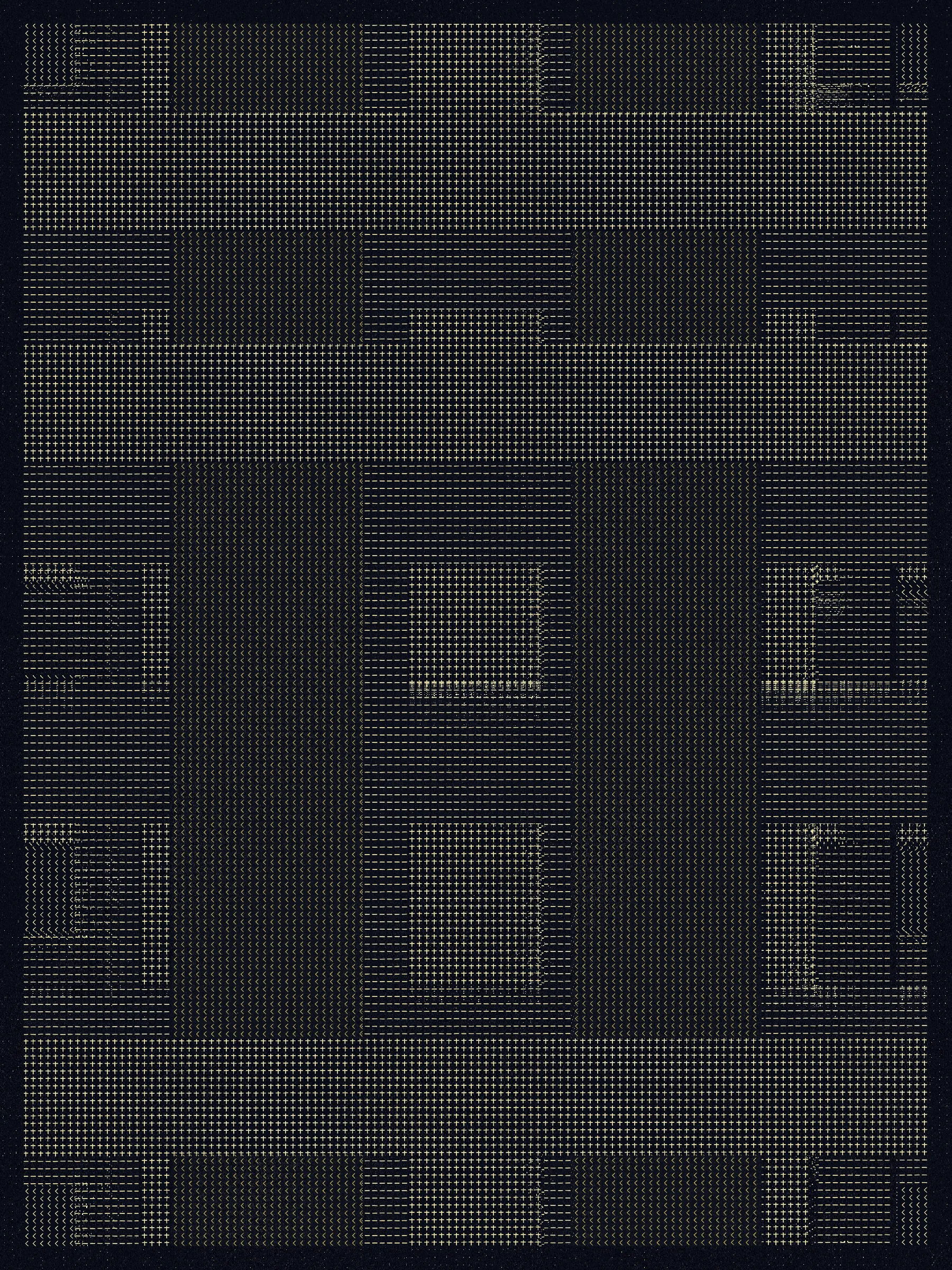 Built on a foundation of thousands of physical renditions of common computer symbols, Encore embraces repetition -- in the physical creation of the foundational symbols, in the process of overwriting as each new layer is applied, and as a way to focus on the true unbiased state of each work.

The outputs of Encore are meant to translate the physical process of making these marks into a fully digital form, embracing digital methods to replicate a physical process while maintaining a computer-art aesthetic.