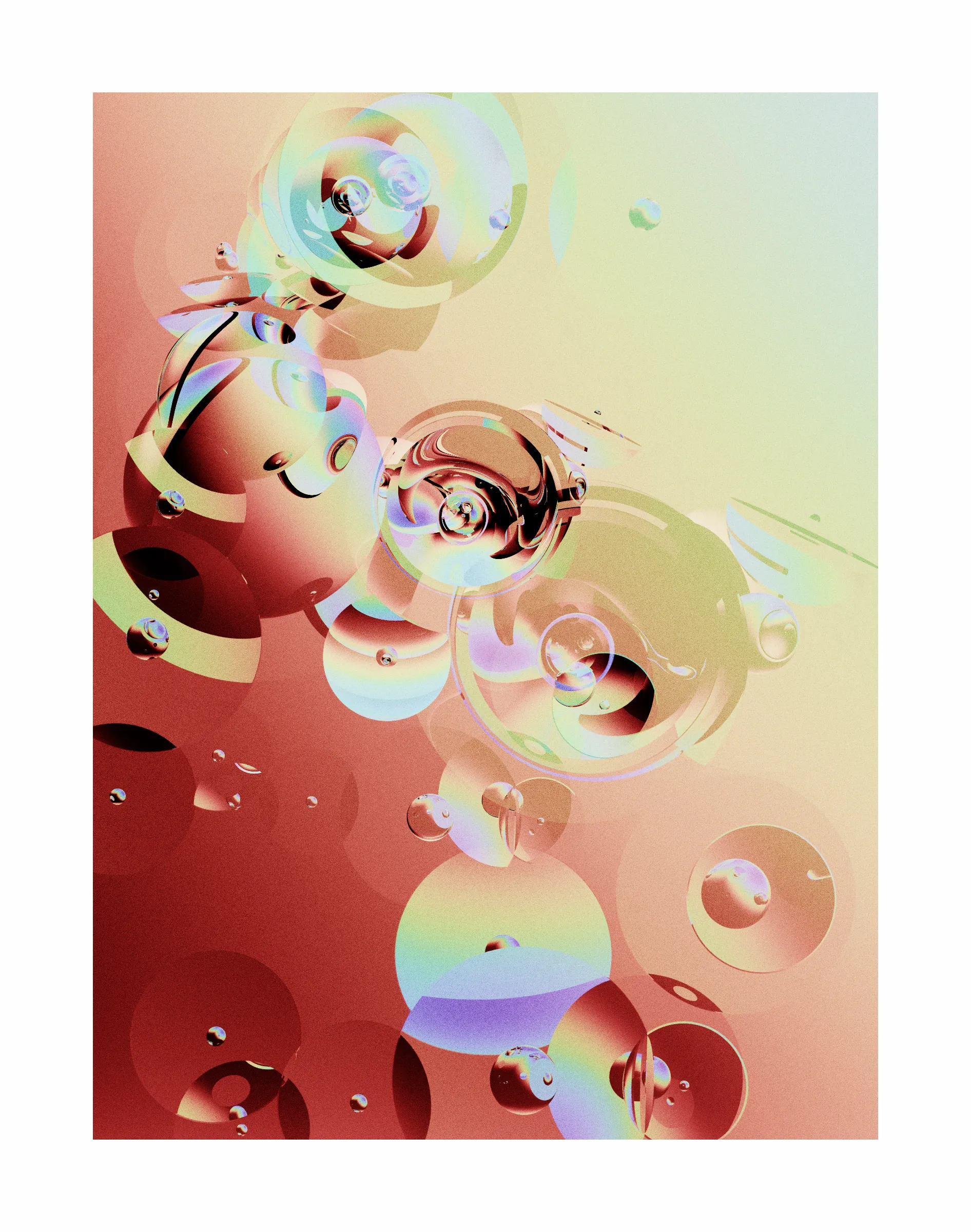 FULL_SPECTRUM simulates, and traces the full visible spectrum every time it runs. The colors you see are a result of which wavelengths found a path to the LIGHT.

Press `v` to toggle a debug panel.