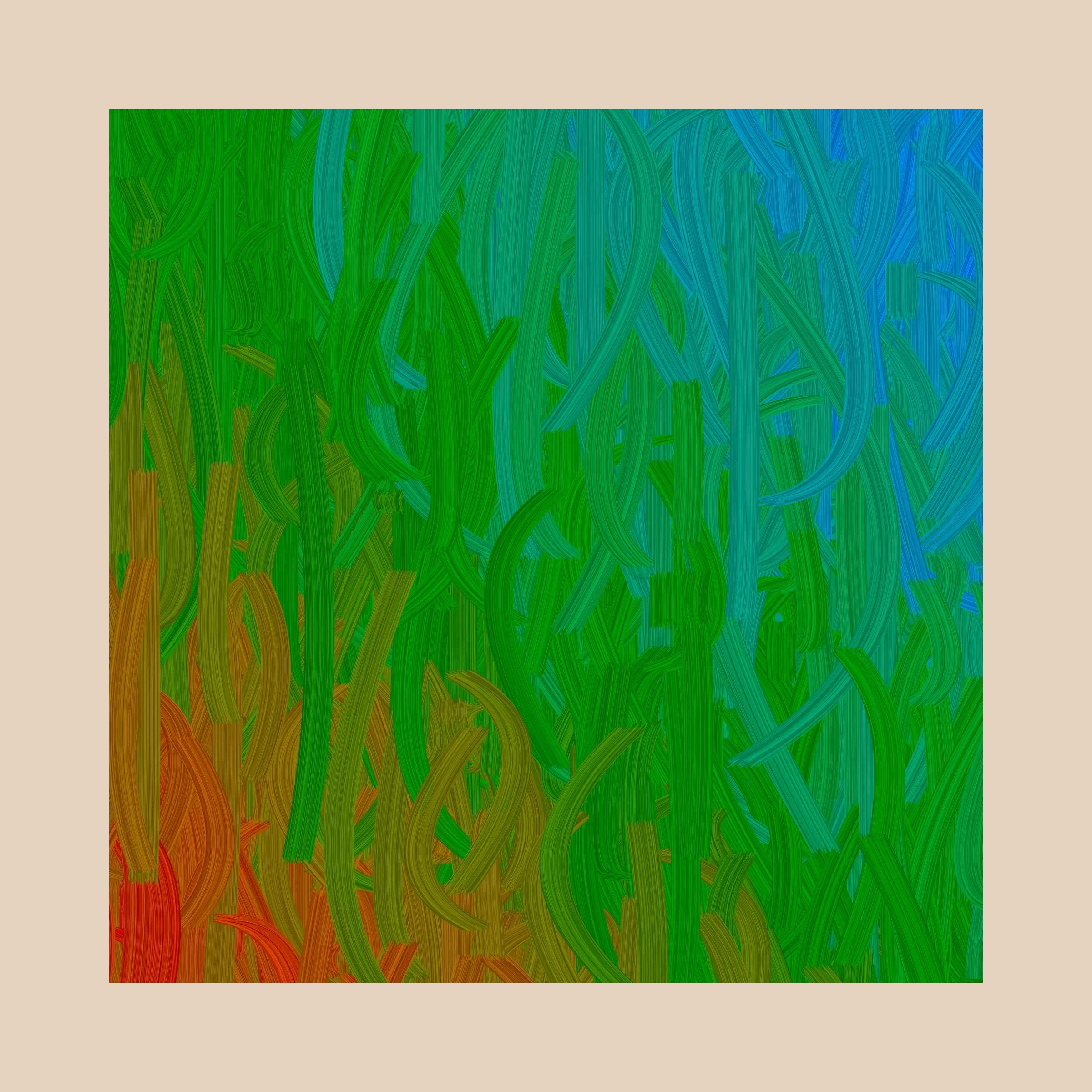 *Color Streams* is a return to my origins both personally and creatively. Simple gradients across color fields with the generative paint texture I love so much. These outputs remind me of simpler times and give me hope for our collective future. 

press "s" to save an image of the output in live mode

--


I am happy to partner with Bright Moments to bring these outputs to collectors as part of their Artist in Residence program. Available IRL at Bright Moments galleries and events around the world for the month of December 2022.