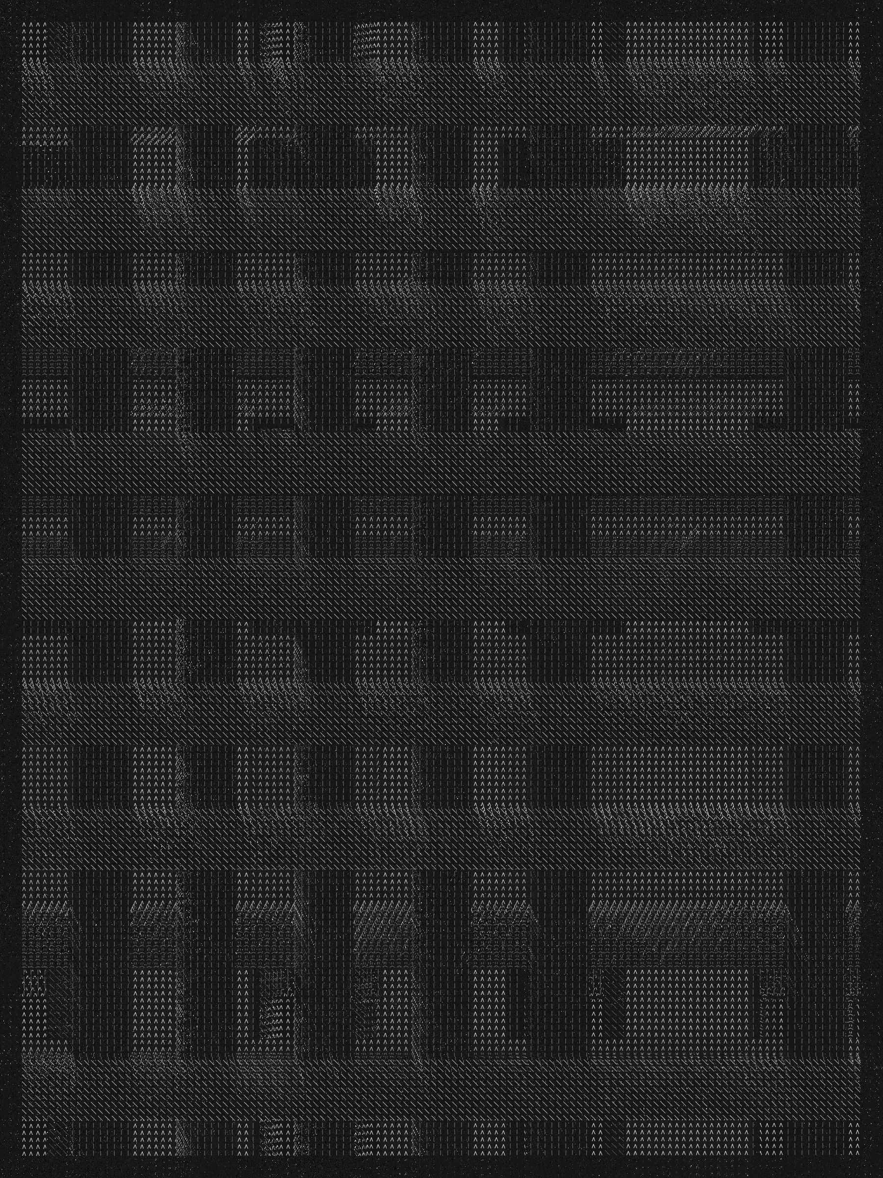 Built on a foundation of thousands of physical renditions of common computer symbols, Encore embraces repetition -- in the physical creation of the foundational symbols, in the process of overwriting as each new layer is applied, and as a way to focus on the true unbiased state of each work.

The outputs of Encore are meant to translate the physical process of making these marks into a fully digital form, embracing digital methods to replicate a physical process while maintaining a computer-art aesthetic.