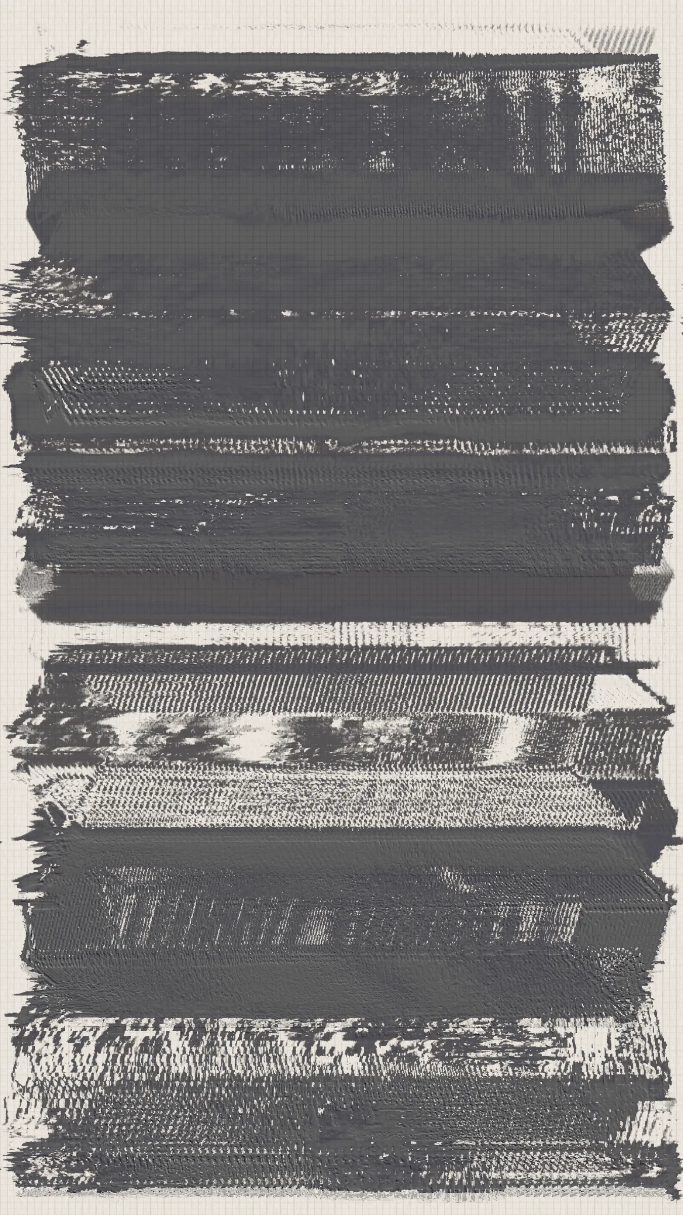 Anni, in 1935, you came here in Mexico.

The first trip of a long series that inspired you. As a human. As an artist.

It was an important step in your artistic journey. You learned and discovered so much from this culture. Its influence awakened you even further. Your craft evolved.

Now I wonder, Anni… what did you find there?
How can I evolve myself?
How to awake?

With this series, inspired by you, my practice and my own experience , I found something, too.
Like you, I like to explore "tactile sensibility" along with colors. How can I connect with someone else with those things alone?

Do we really need to touch things to feel them?

I wonder… Have you ever tried to weave with algorithmic paint, Anni? Maybe you did actually? I saw you were already using paint to sketch your pieces… 
I'm curious what you would be able to do with the tools of my times… 

So many questions but so little time, isn't it?

Best,
William