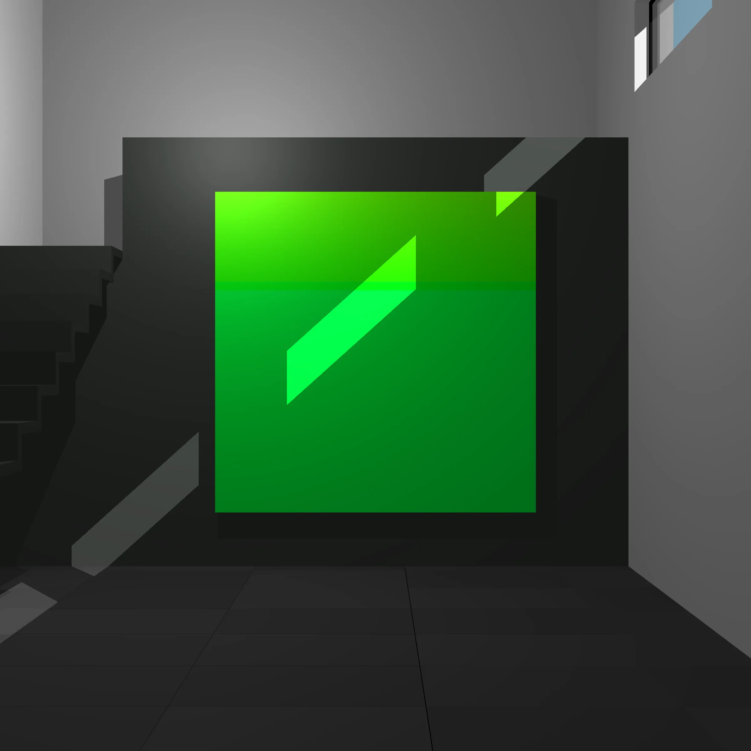 100 Untitled Spaces is an exploration of color and space juxtaposing a simple artwork within a minimalist architectural setting. 
 
Both Art and Architecture together can be powerful. By engaging with both one can develop a  meditative space where nearly infinite “moments” can be revealed as one moves around the virtual room. Further enhanced by shadows, this work is in part a reflection of time spent watching shadows cast across artwork on my  walls.
 
Drawing inspiration from Johannes Itten, Robert Irwin, and Luis Barragán, I worked with my Architect wife Mara to capture various moments inside of an algorithmically generated space. The result is an algorithm inside an algorithm, both generating the central artwork that represents my love and respect for color and the surrounding space as well as an optimal setting to experience that artwork. 
 
In each of these 100 spaces, the viewer is presented with a generated composition to experience a simple canvas inside of a minimalist space. Each is unique, yet informed by the rest of the set. 
 
The opportunity to collaborate with Mara has provided aesthetic boundaries for these spaces as I parametrized the configuration of a simple adobe style room with various options for stair types, penetrations, flooring, camera position, and shadows. Everything from the tile on the floor, the Marfa and Mexico City inspired architecture, to the colors and minimalistic environment represents who I am, and the spaces that Mara and I have created in our imaginations, as well as in real life.