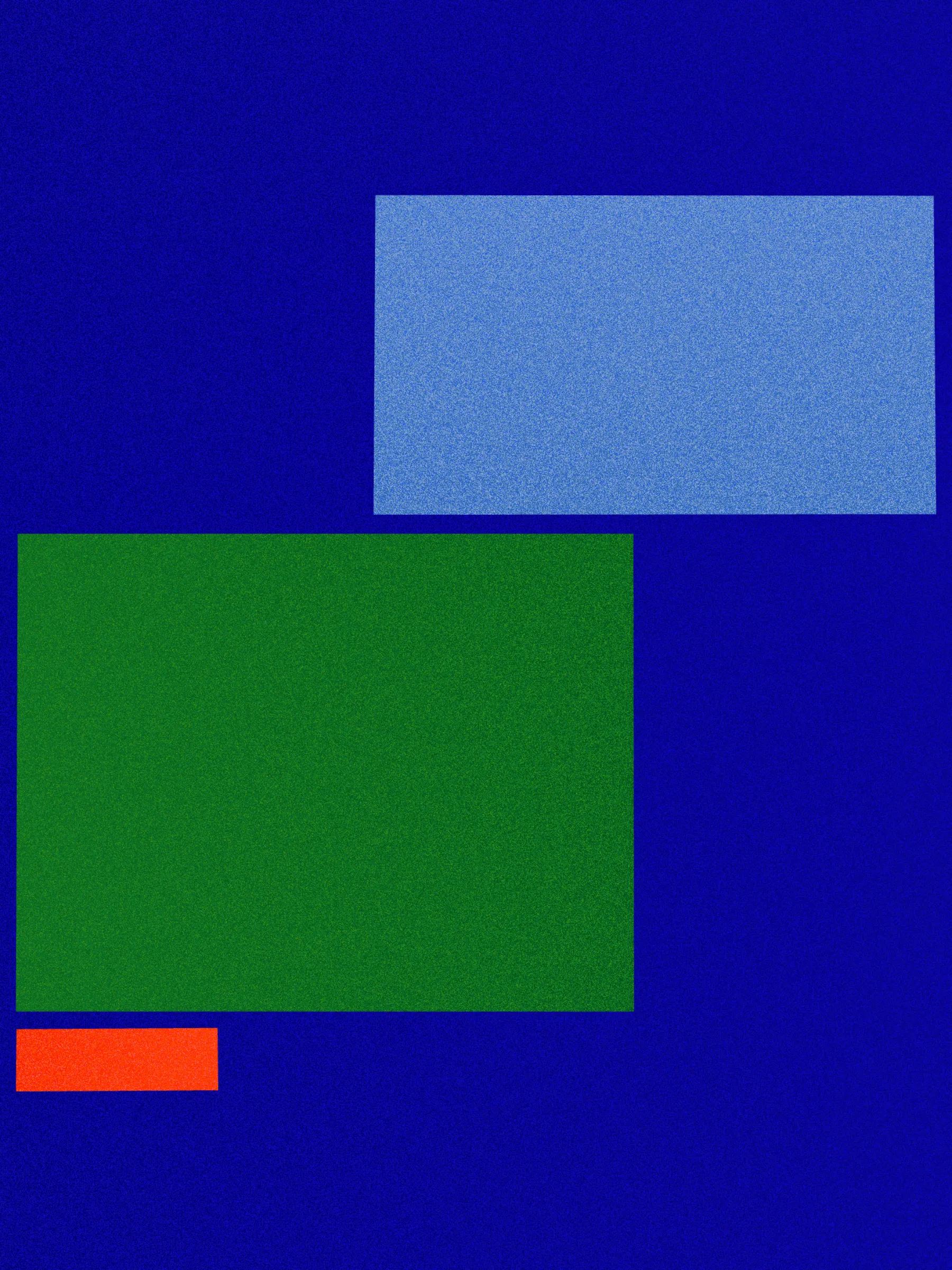 A temporary arrangement of material is exactly as it sounds. Run a set of shapes through an algorithm and the same through human hands. Place them side by side, and in the space between paint, thread, pixel, and code we find that no iteration is final.