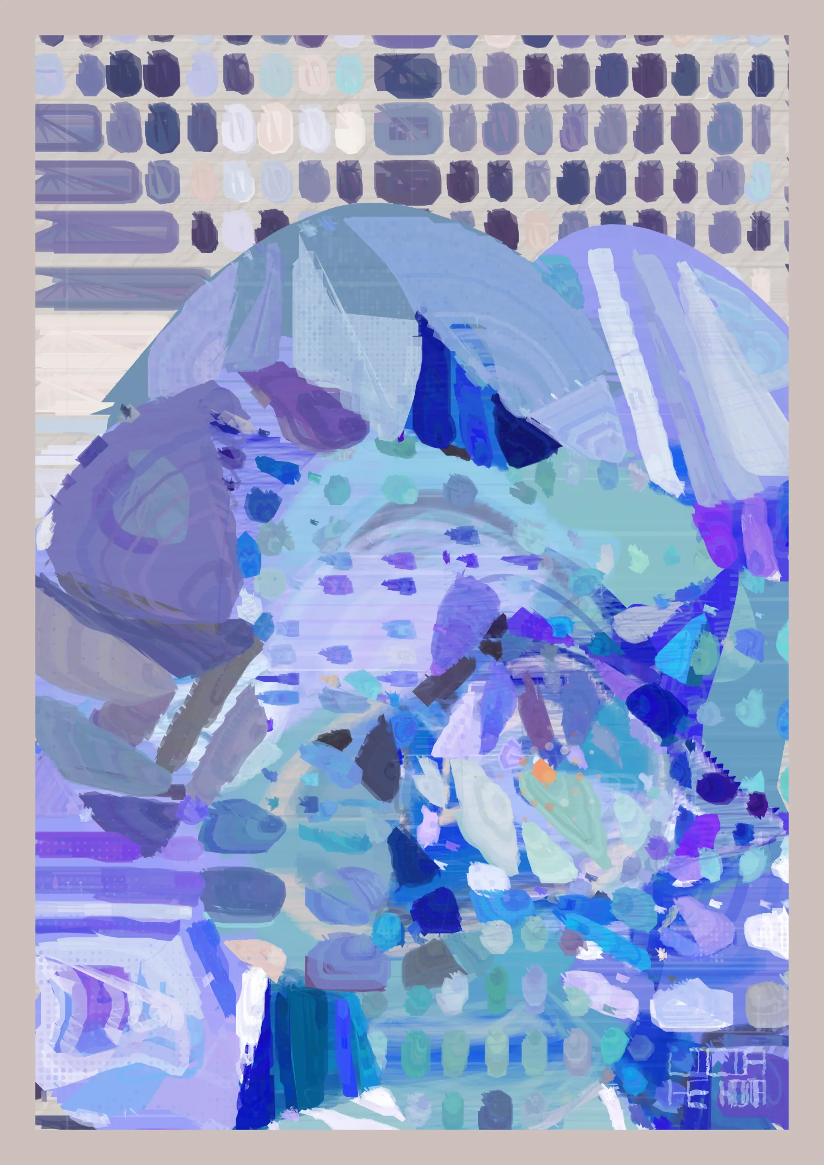 **Sparkling Goodbye** is a generative painting algorithm that celebrates all departures. It's a Farewell to the past, a Bye-Bye to the familiar, and a See-You-Later to faces that you will soon forget.

Each **Sparkling Goodbye** is meticulously loaded with machine-picked emotions, made from the finest ingredient (100% pixels, full refund if you find any impurities in our ingredient). This hands-off approach makes every single  **Sparkling Goodbye** a chaotic blend of happiness, sadness, serenity, and anxiety. With every glance, you'll discover the impulsiveness of the machine touch as you savor the delightful interplay of dramas that only a maniac generative algorithm can create.

Let **Sparkling Goodbye** create a moment for you. It will insist that goodbyes are not meant to be said with tears but with sparkling water.