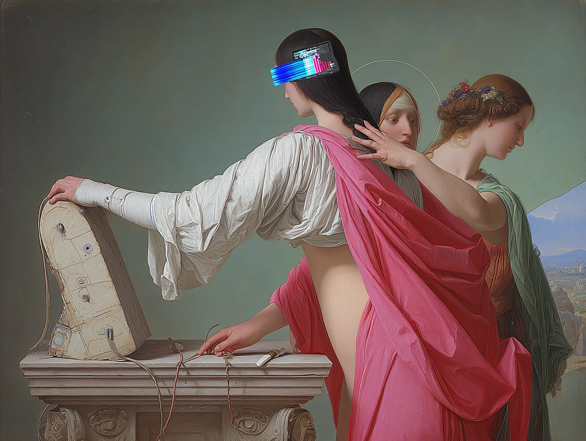 Anachronism is a series of 333 AI-generated works reimagining the Renaissance through the lens of corrupted foresight. These paintings ask: what if the art of that era had been fractured by technological distortion, and how might visual symbols—once laden with spiritual, political, or cultural meaning—have been read in their own time, versus how we reinterpret them now with the burden and benefit of hindsight? Each image is both homage and disruption: a dialogue between human and machine. By reframing Renaissance vision through the distortions of artificial intelligence, Anachronism proposes a speculative history—an alternate canon shaped not by brush and pigment alone, but by the unpredictable hand of technology across centuries.