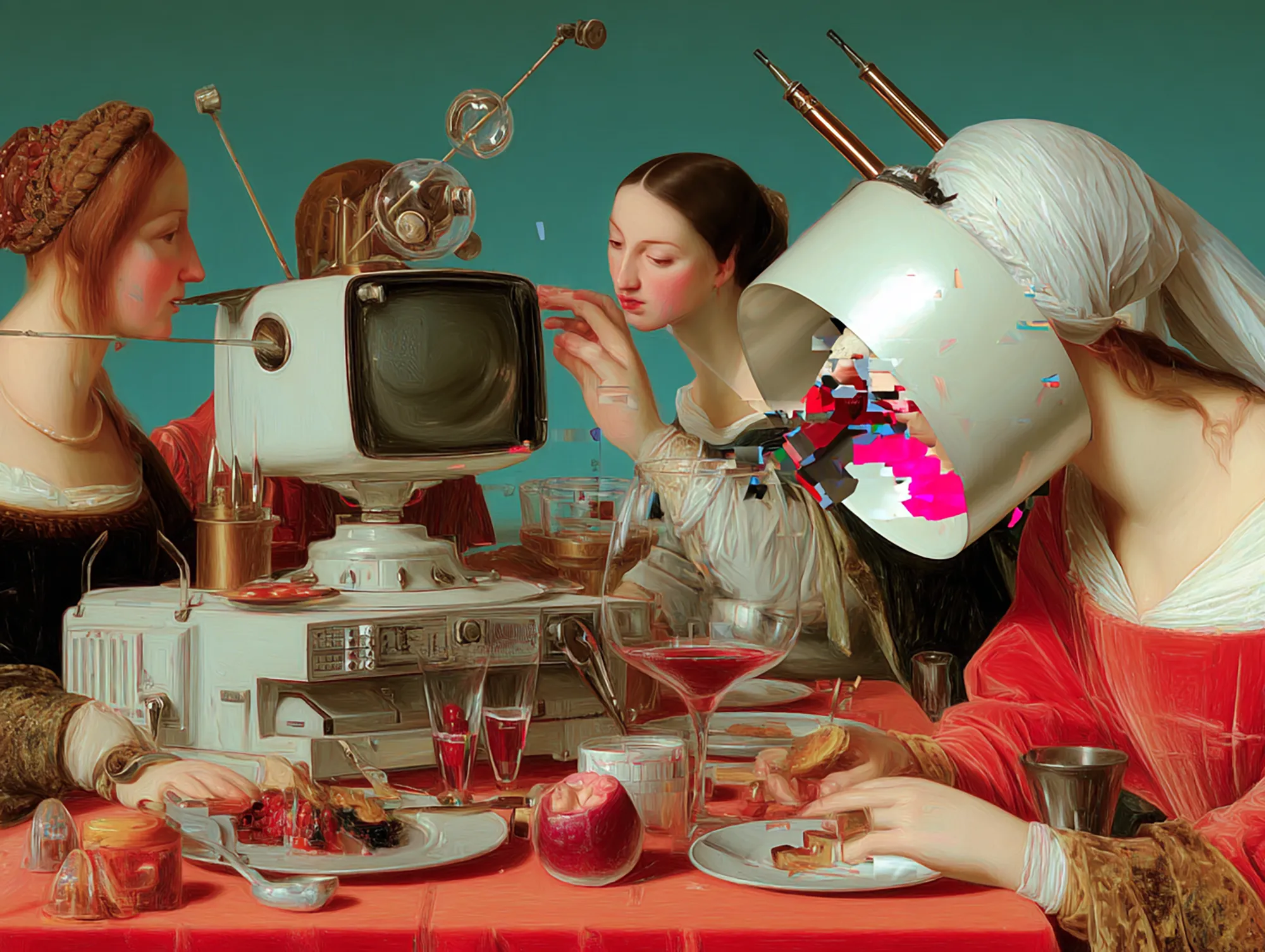 Anachronism is a series of 333 AI-generated works reimagining the Renaissance through the lens of corrupted foresight. These paintings ask: what if the art of that era had been fractured by technological distortion, and how might visual symbols—once laden with spiritual, political, or cultural meaning—have been read in their own time, versus how we reinterpret them now with the burden and benefit of hindsight? Each image is both homage and disruption: a dialogue between human and machine. By reframing Renaissance vision through the distortions of artificial intelligence, Anachronism proposes a speculative history—an alternate canon shaped not by brush and pigment alone, but by the unpredictable hand of technology across centuries.