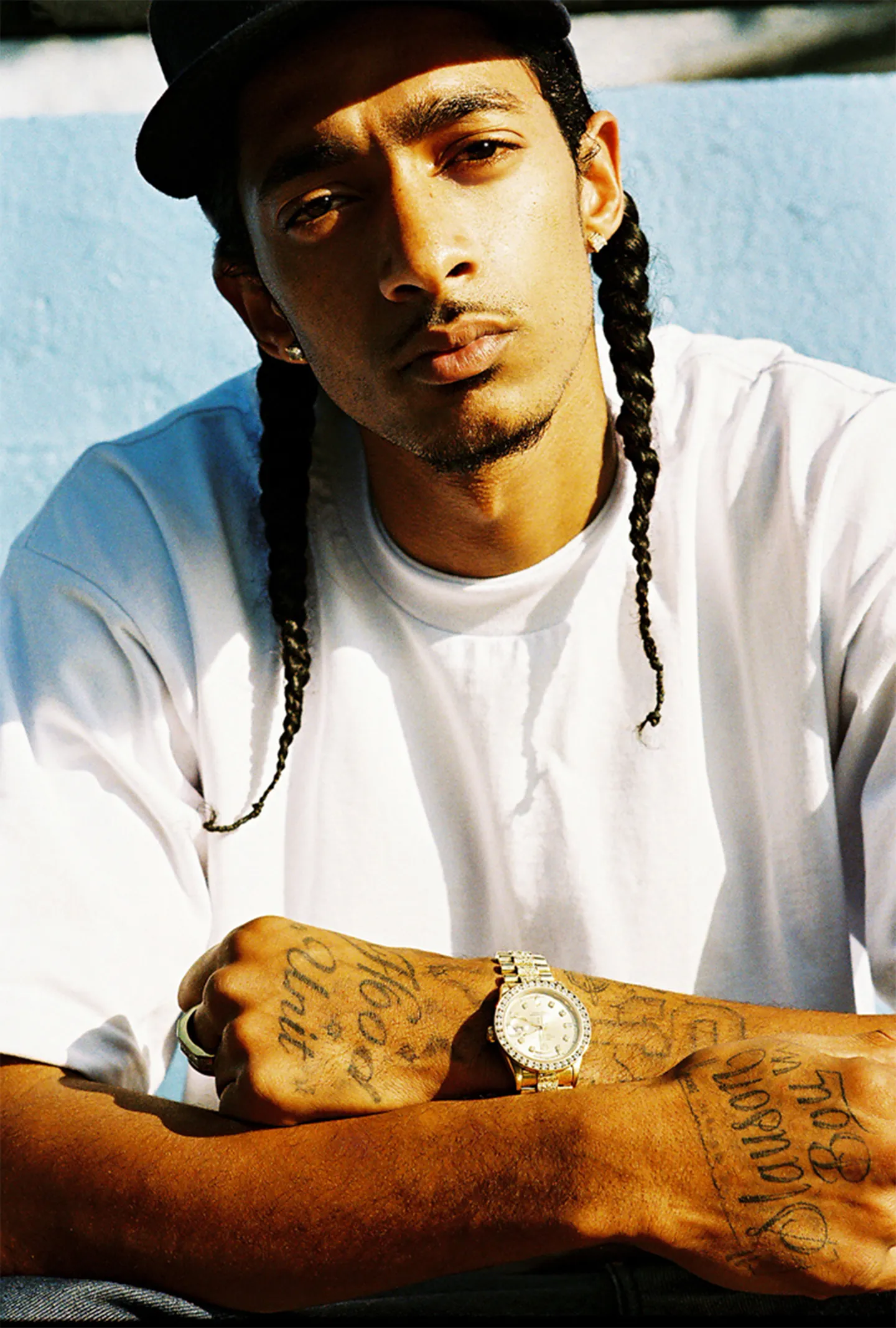 An outtake from my photo session with legendary rapper Nipsey Hussle made for XXL magazine's Show and Prove section.

Nipsey Hussle once said, “The highest human act is to inspire.” During his short life his dedication to his craft, entrepreneurship, and activism, would go on to inspire not only his community but the world at large. His legacy lives on in his music and in all who loved him.

10% of proceeds from this sale will be donated to the Boys and Girls Club of Metro L.A.

The auction winner will receive a signed 12x18 archival print.