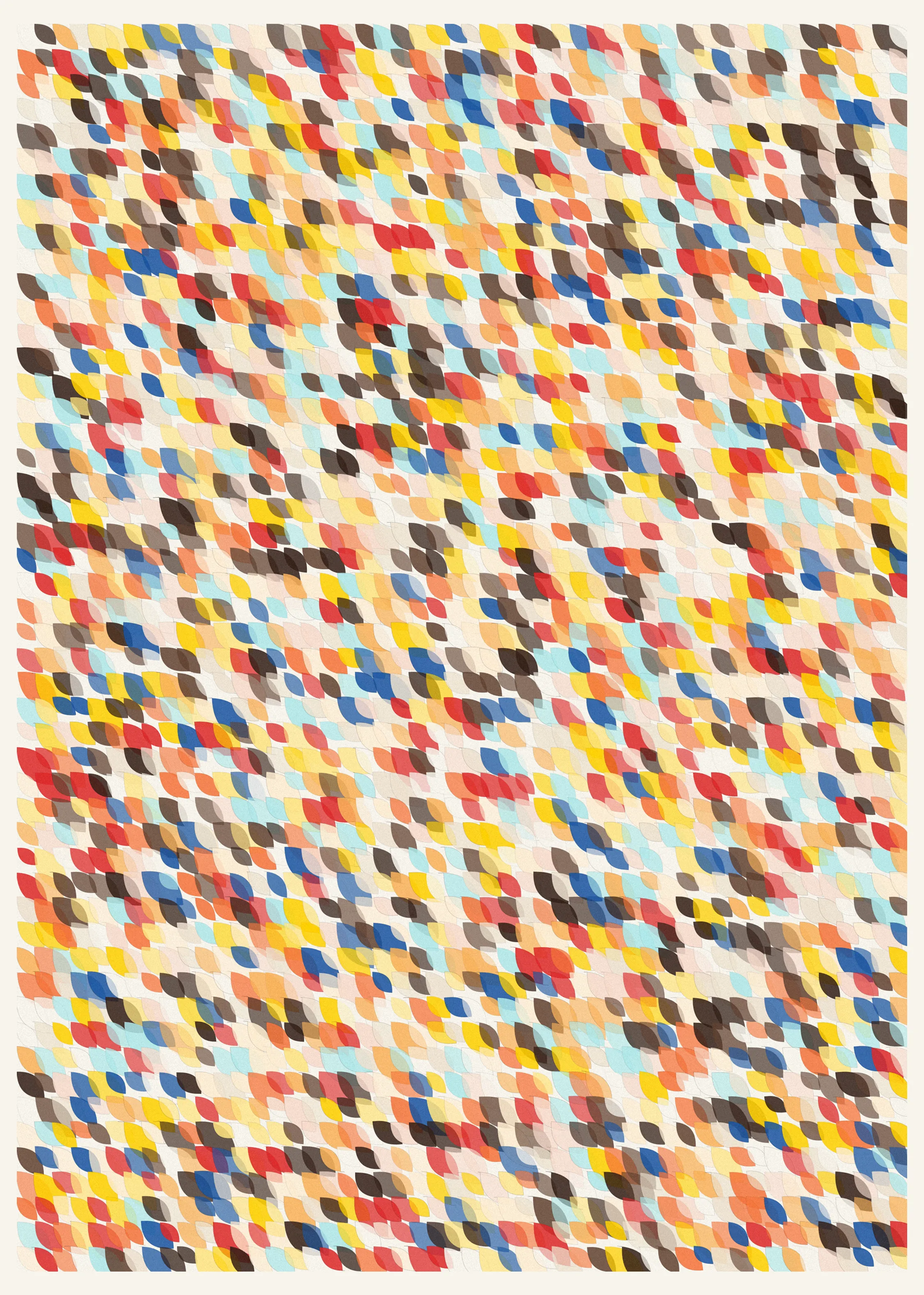 Each work in Flow emerges from a single root shape, guided by algorithmic patterns into a unique dialogue of structure, movement, and chance.