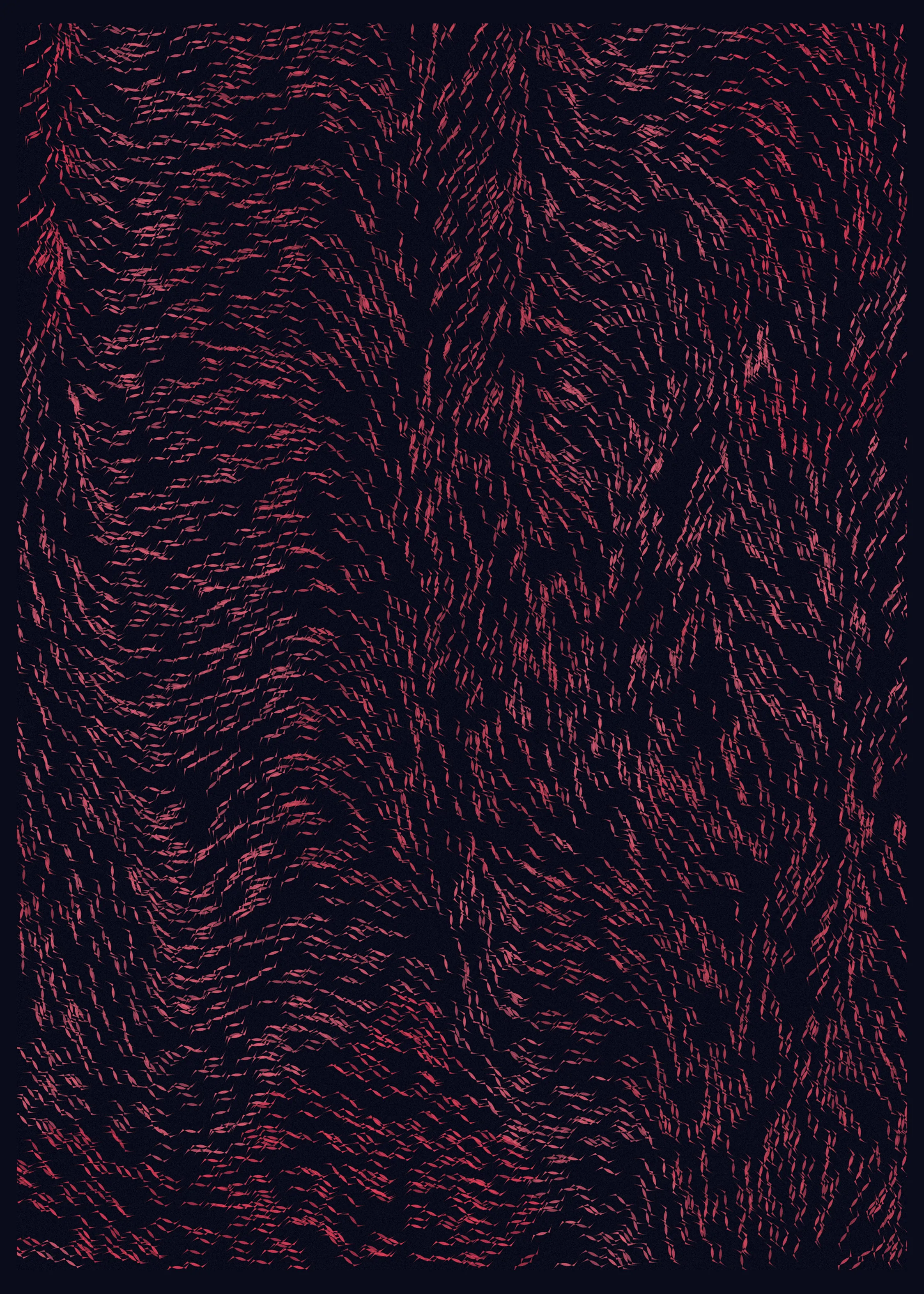 Each work in Flow emerges from a single root shape, guided by algorithmic patterns into a unique dialogue of structure, movement, and chance.