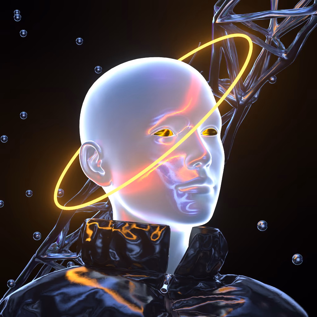 You are billions of gigaparsecs away from earth, floating on a rust-coloured planet. The sky is black and the ground is rumbling. The dream feels vivid and real.

Sculptures made of liquid metal and glowing crystal embellish the planets in LVCIDIA. Created long ago by intergalactic artists, they express the fragility of our existence and the beauty of our humanity.

Today, they are yours to explore.