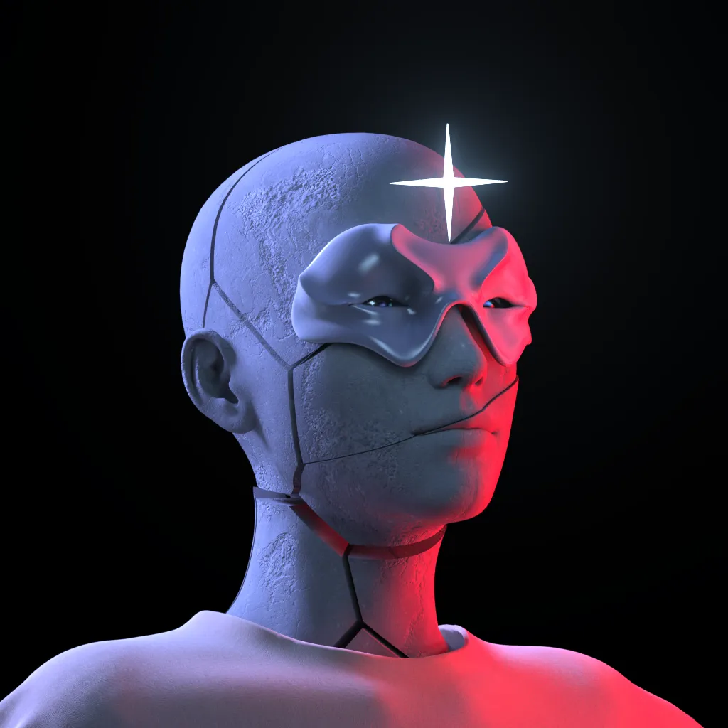 You are billions of gigaparsecs away from earth, floating on a rust-coloured planet. The sky is black and the ground is rumbling. The dream feels vivid and real.

Sculptures made of liquid metal and glowing crystal embellish the planets in LVCIDIA. Created long ago by intergalactic artists, they express the fragility of our existence and the beauty of our humanity.

Today, they are yours to explore.